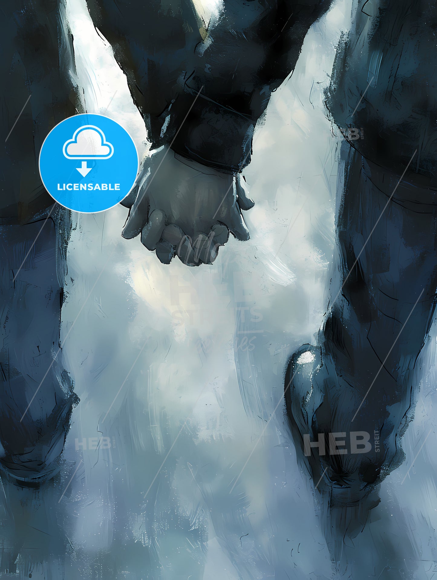 Two Hands Holding Each Other, A Close Up Of A Couple Holding Hands