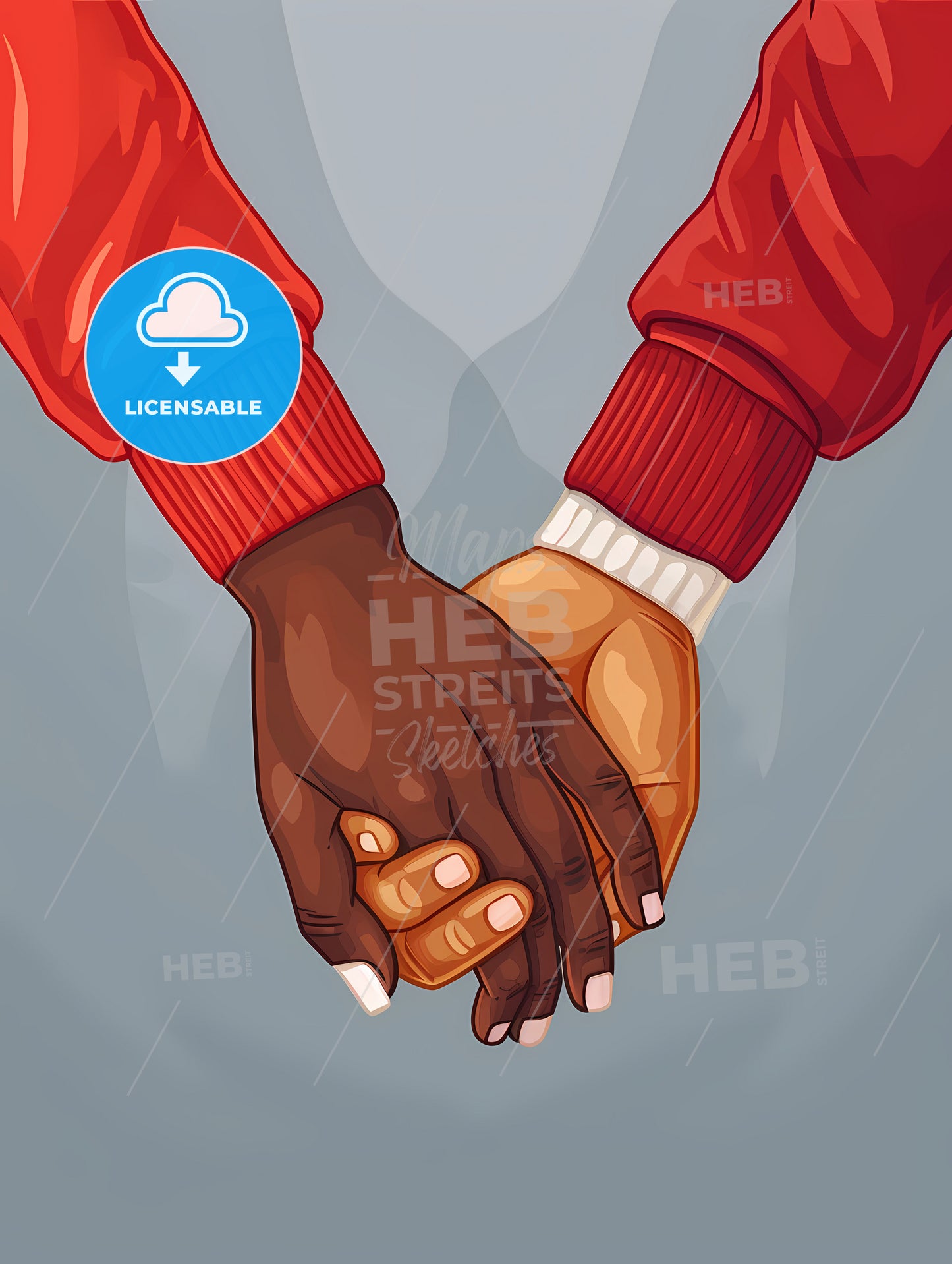 Two Hands Holding Each Other, A Close Up Of Hands Holding Each Other