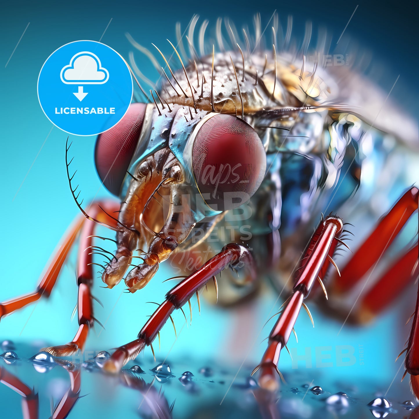 An Insect Perspective, A Close Up Of A Bug