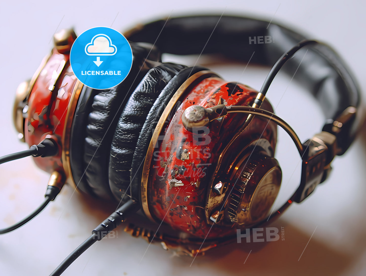 Advertising Photography, A Headphones With Wires