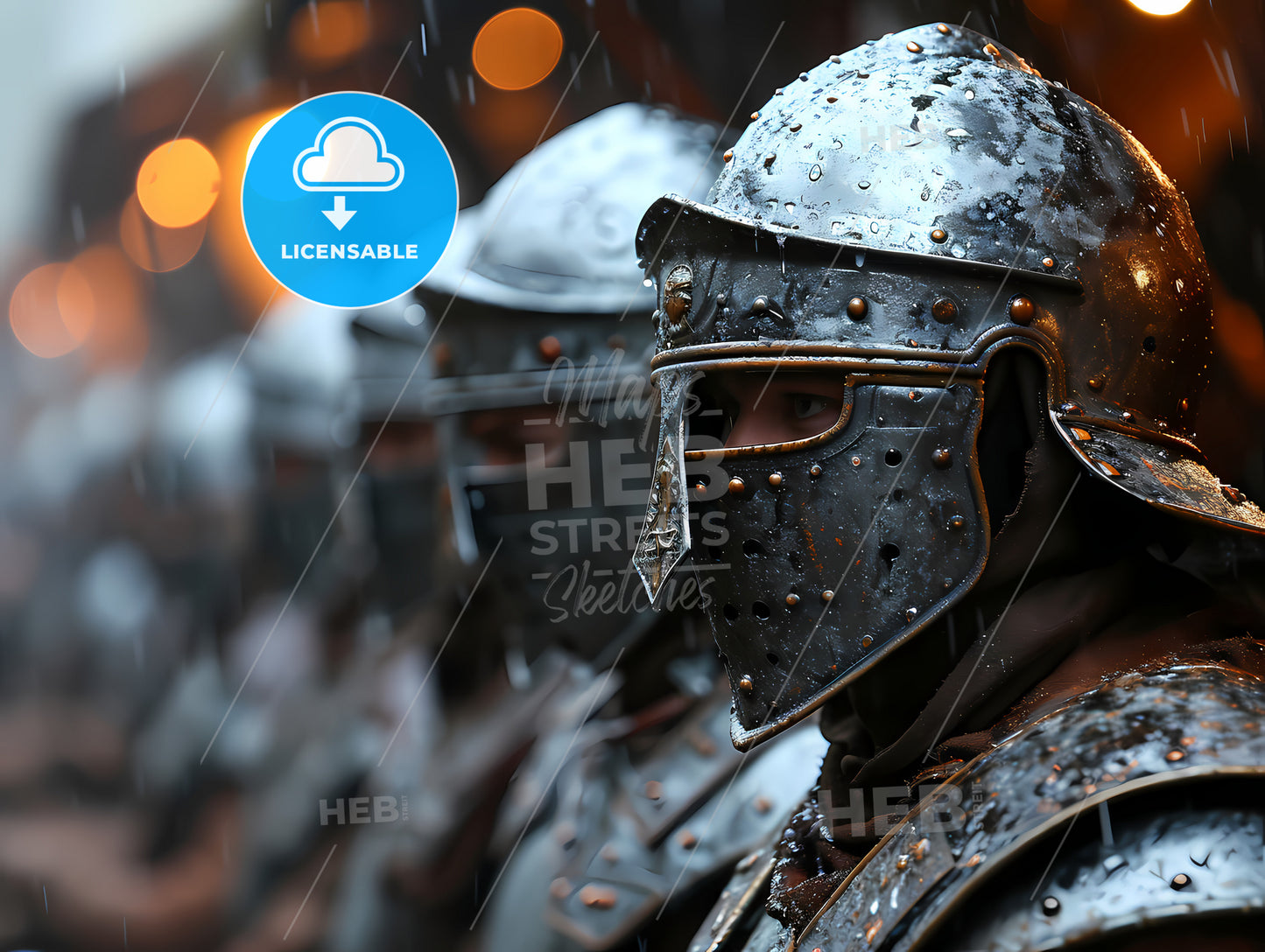 Roman Soldiers, A Group Of People Wearing Armor