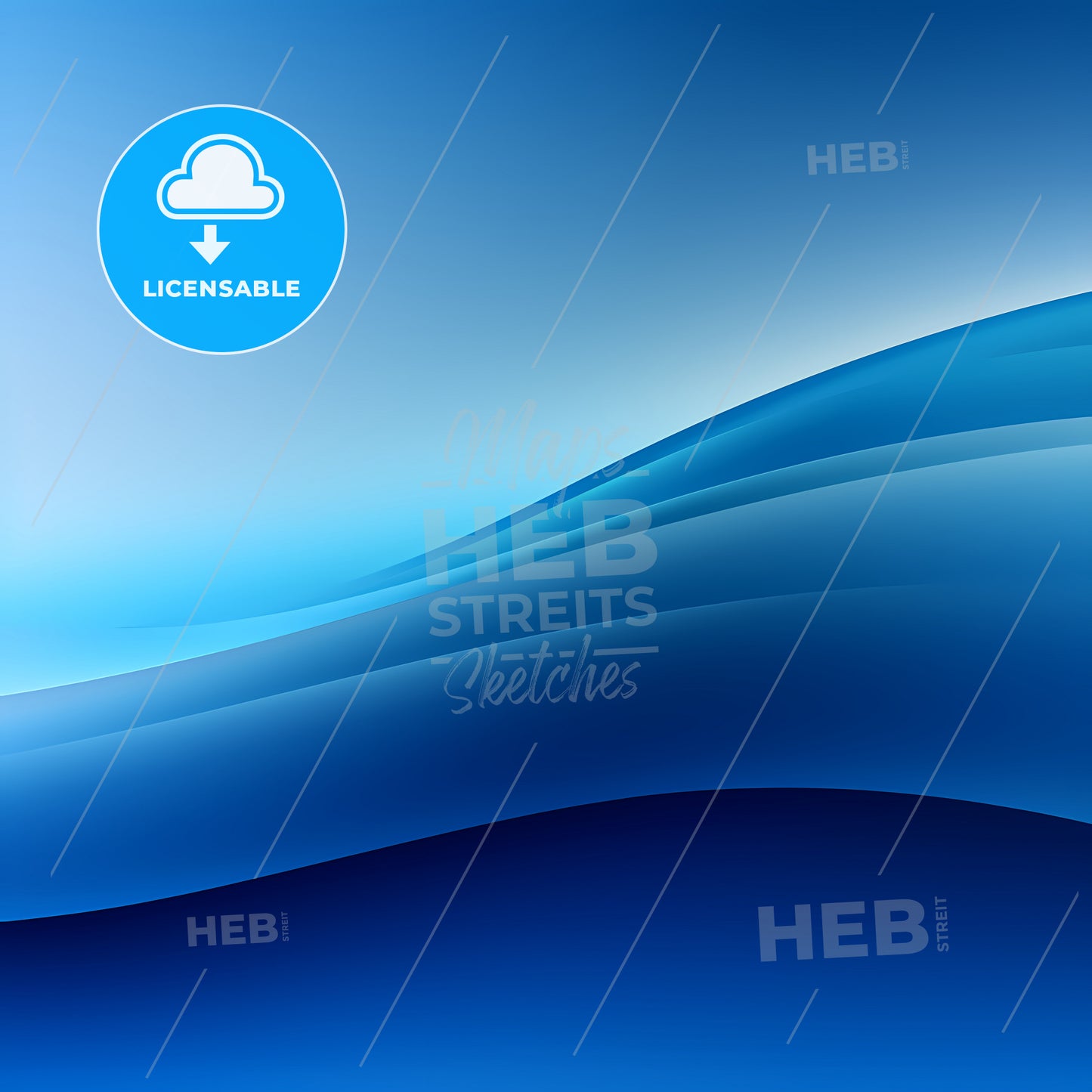 Blue Gradient Background, A Blue And White Background