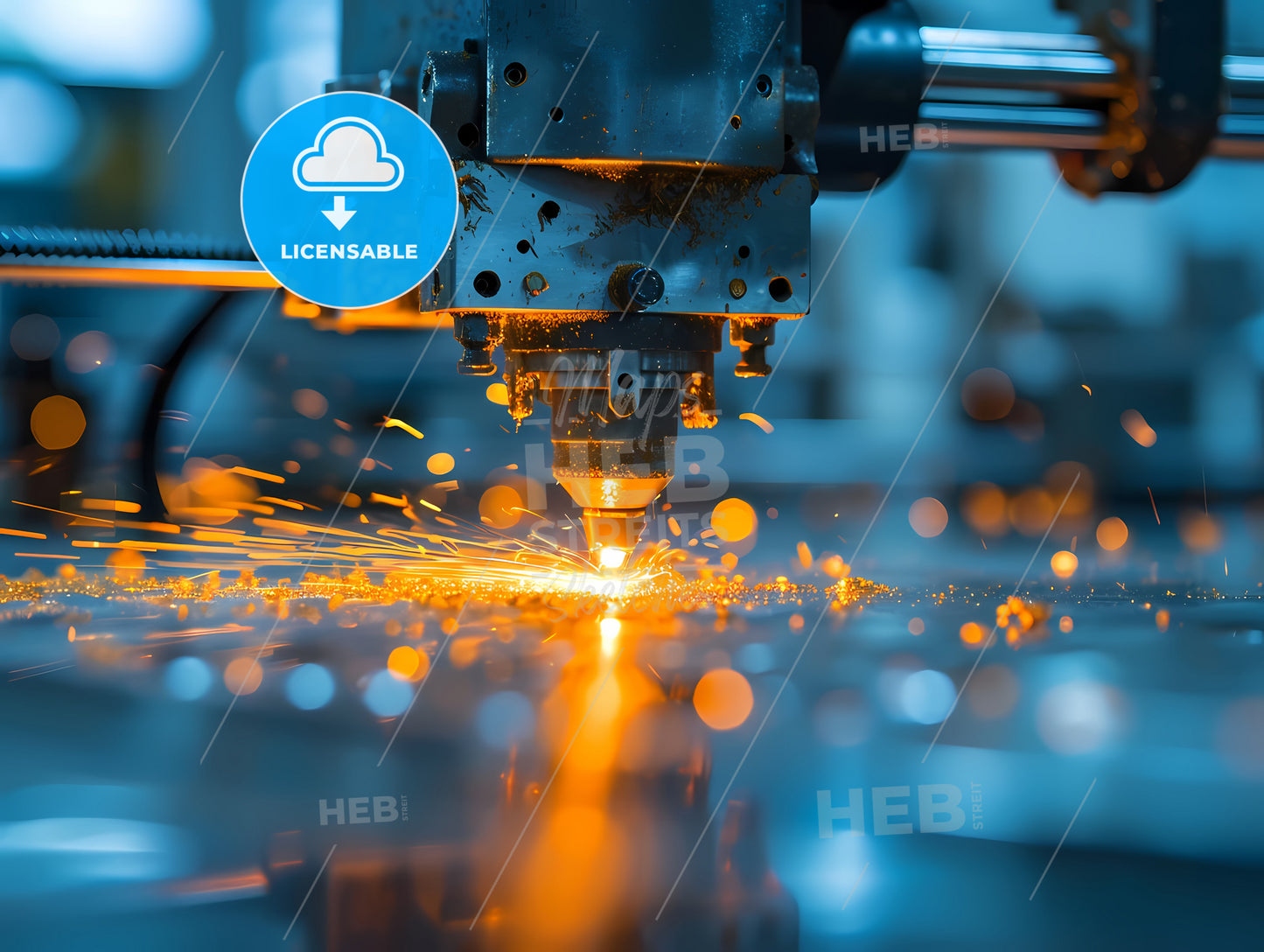 A Sustainability Life Cycle Assessment, A Machine With Sparks Flying Out Of It