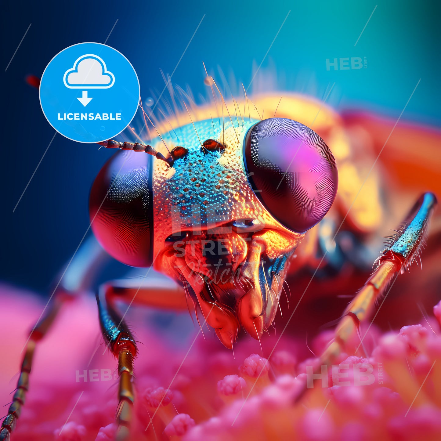 Scientific Photography, A Close Up Of A Bug