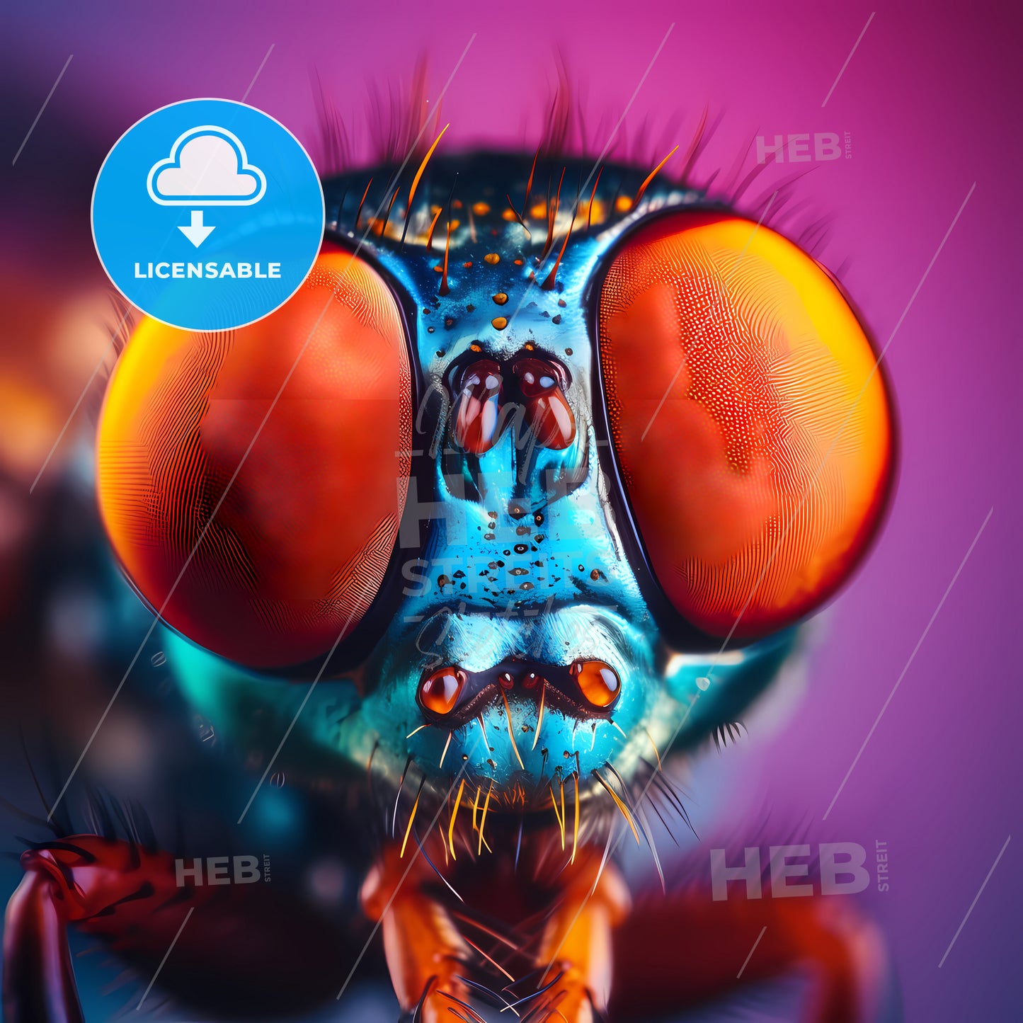 Scientific Photography, A Close Up Of A Bug