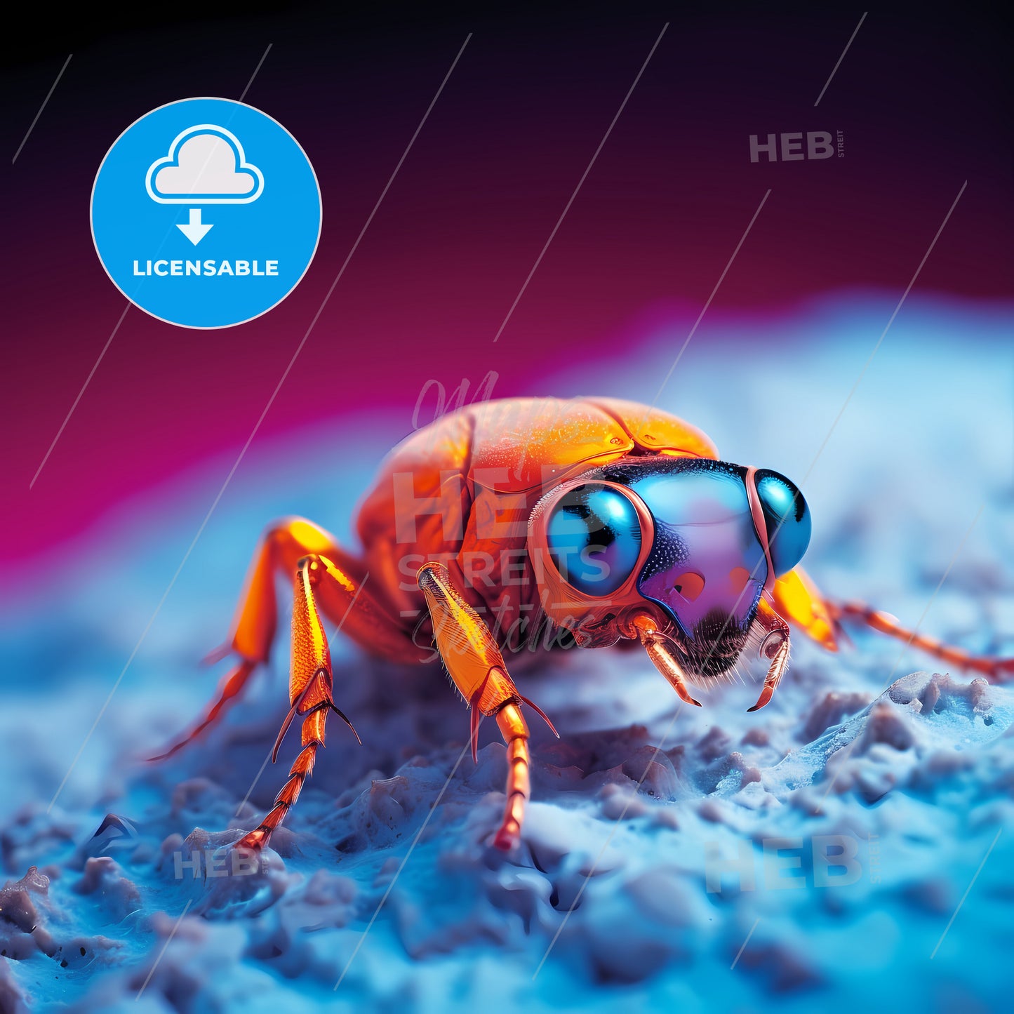 Scientific Photography, A Close Up Of A Bug