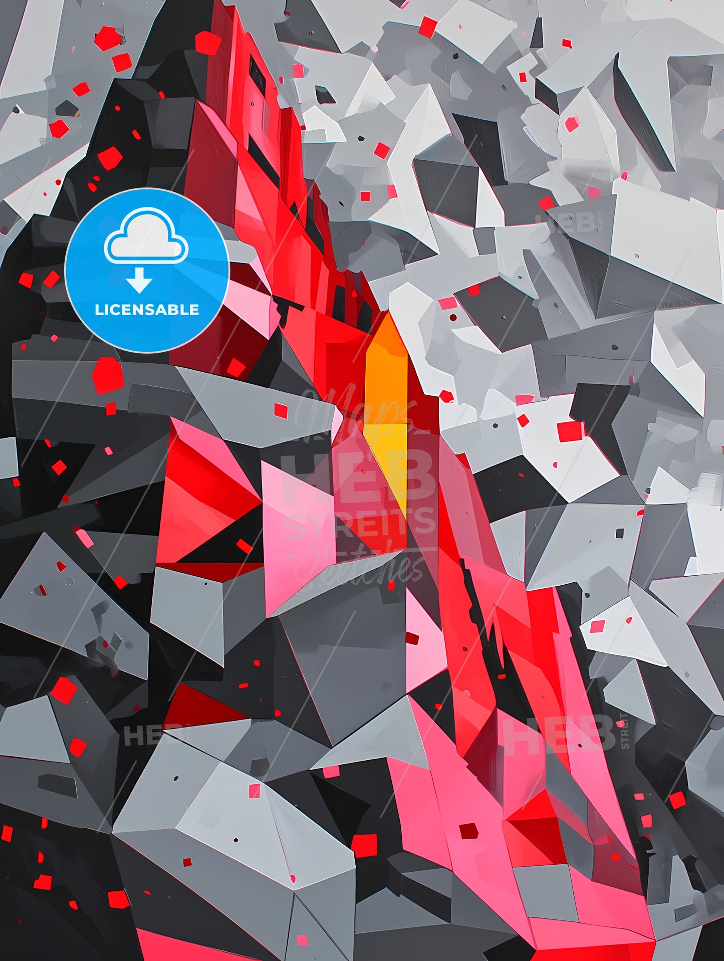 Matterhorn, A Close Up Of A Colorful Object