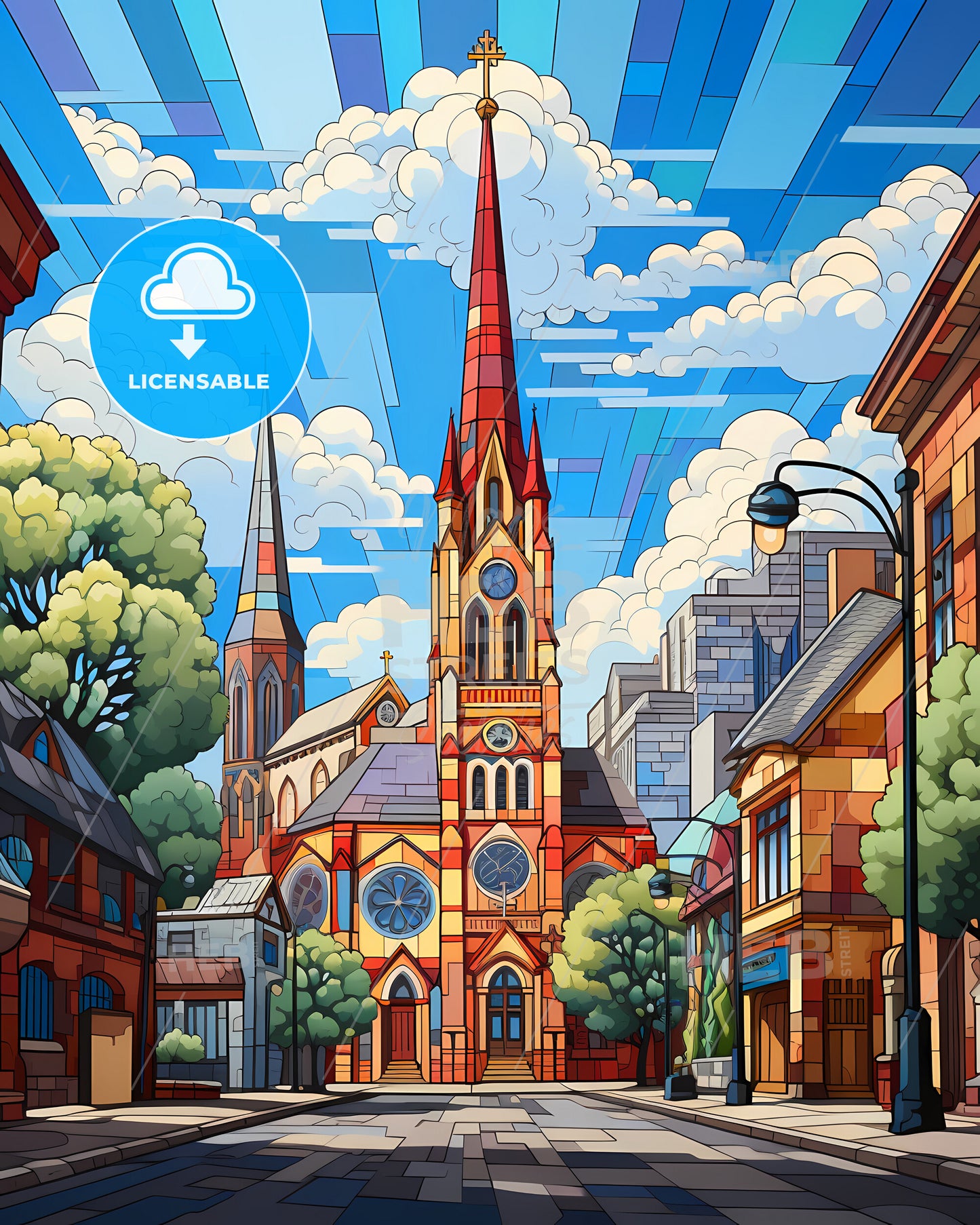 Bucharest, Romania - A Church In A City