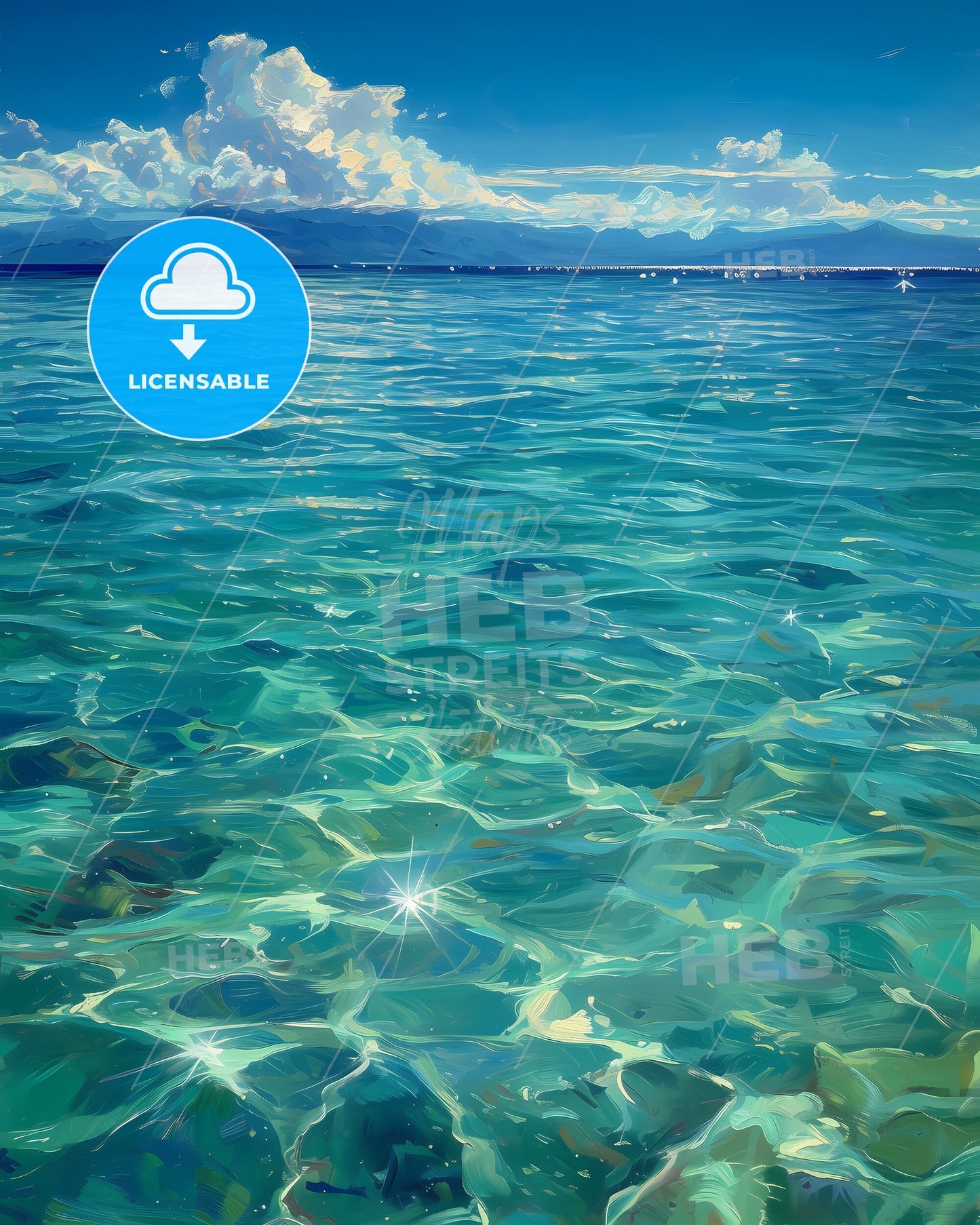Lake Malawi, Malawi - A Clear Blue Water With Mountains In The Background