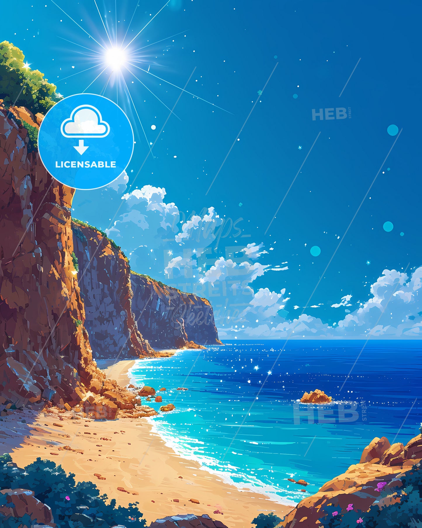 Praia Dona Ana Beach - A Beach With Rocks And A Body Of Water