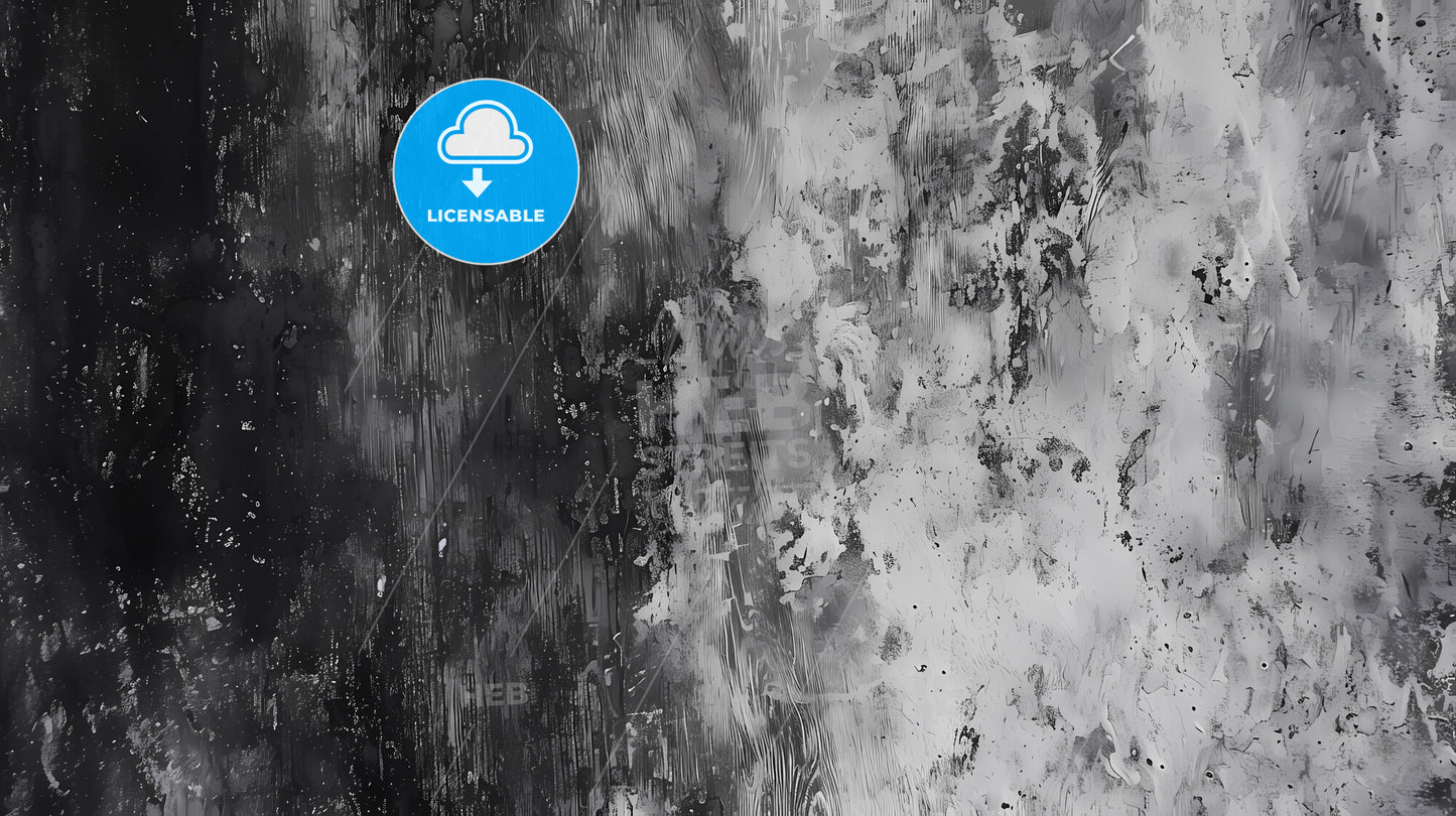 Abstract Background, Rustic, Grainy Wood Texture - A Black And White Wall