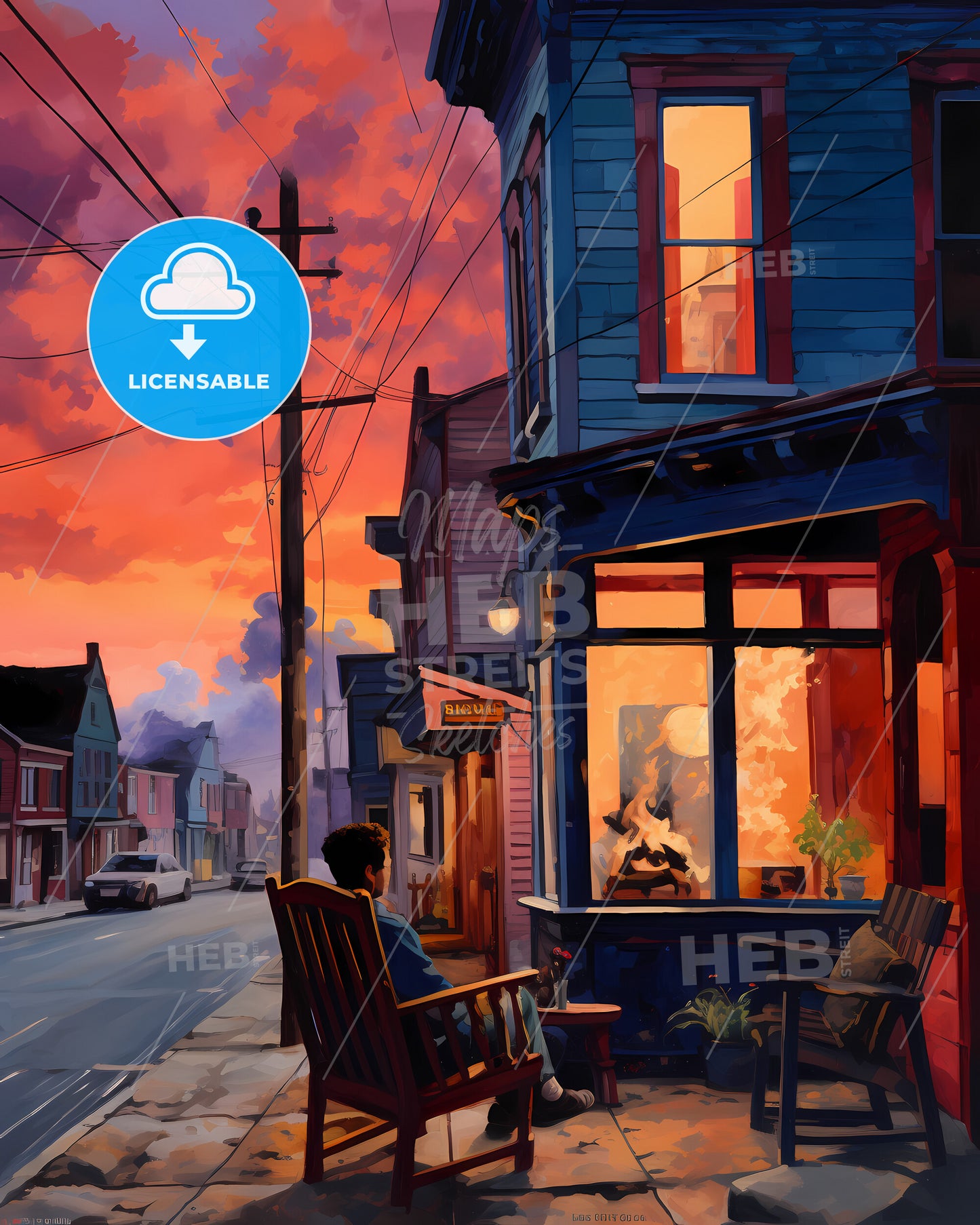 Almere, Netherlands - A Person Sitting On A Bench In Front Of A Fire