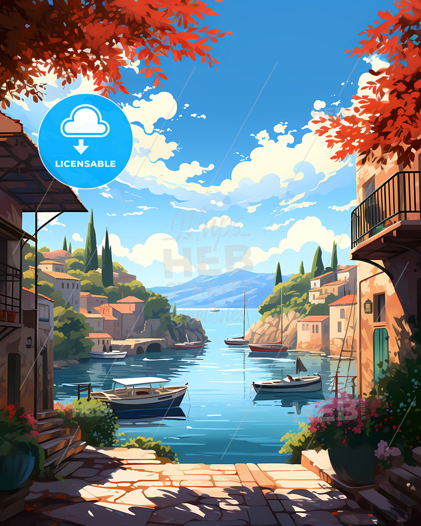 Hvar & The Pakleni Islands, Croatia - A Water Way With Boats And Buildings On The Side