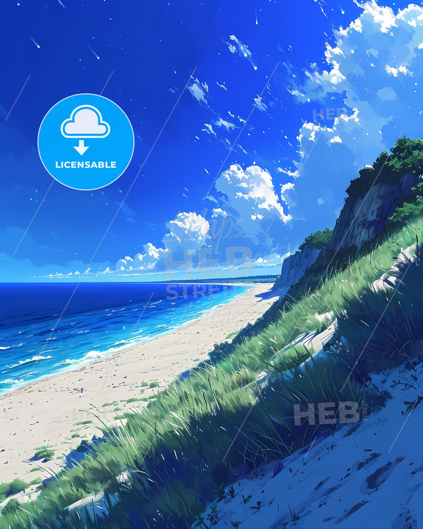 Usedom Beach, Germany (Baltic Sea) - A Beach With Sand And Grass