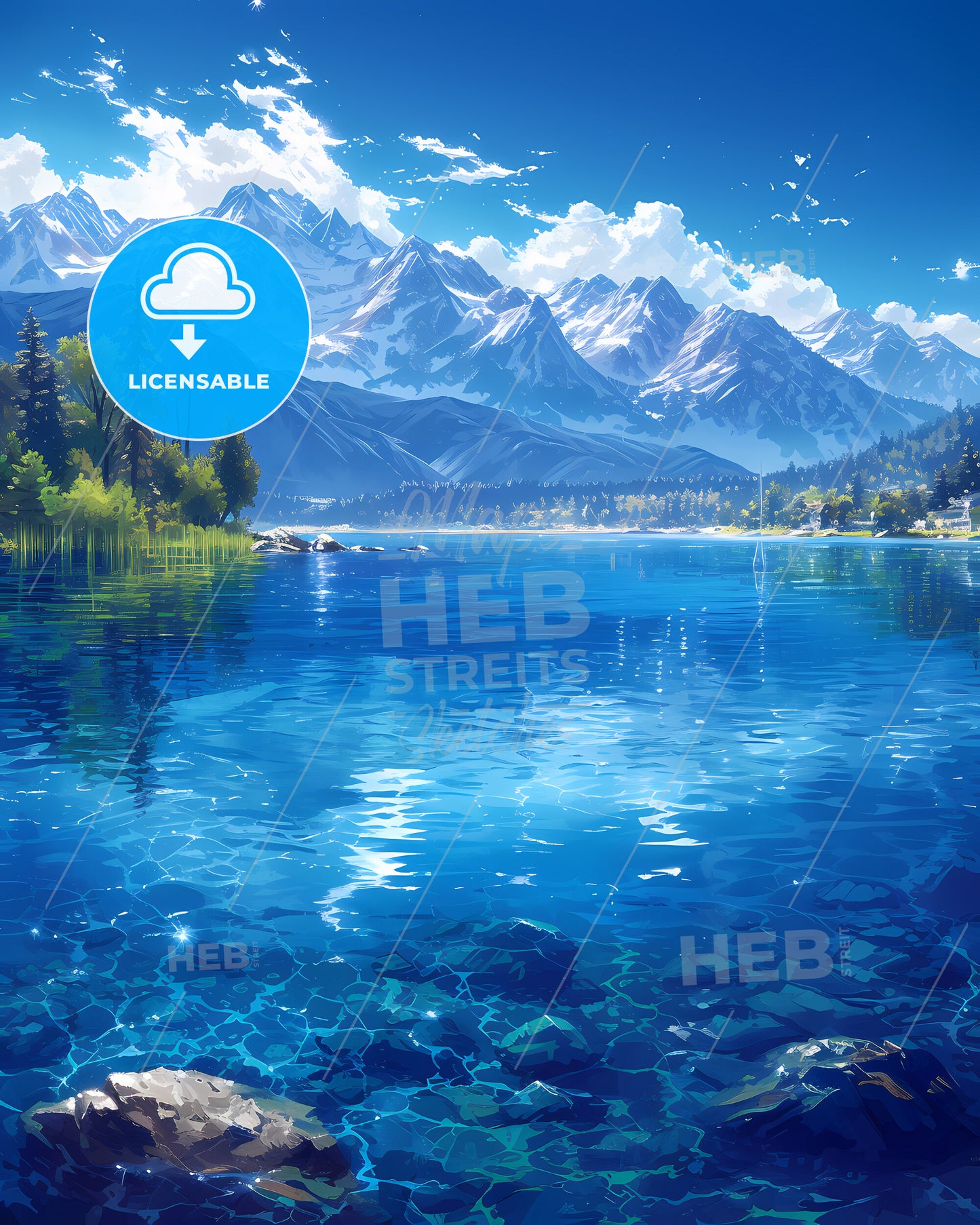 Lake Tahoe, Usa - A Lake Surrounded By Mountains