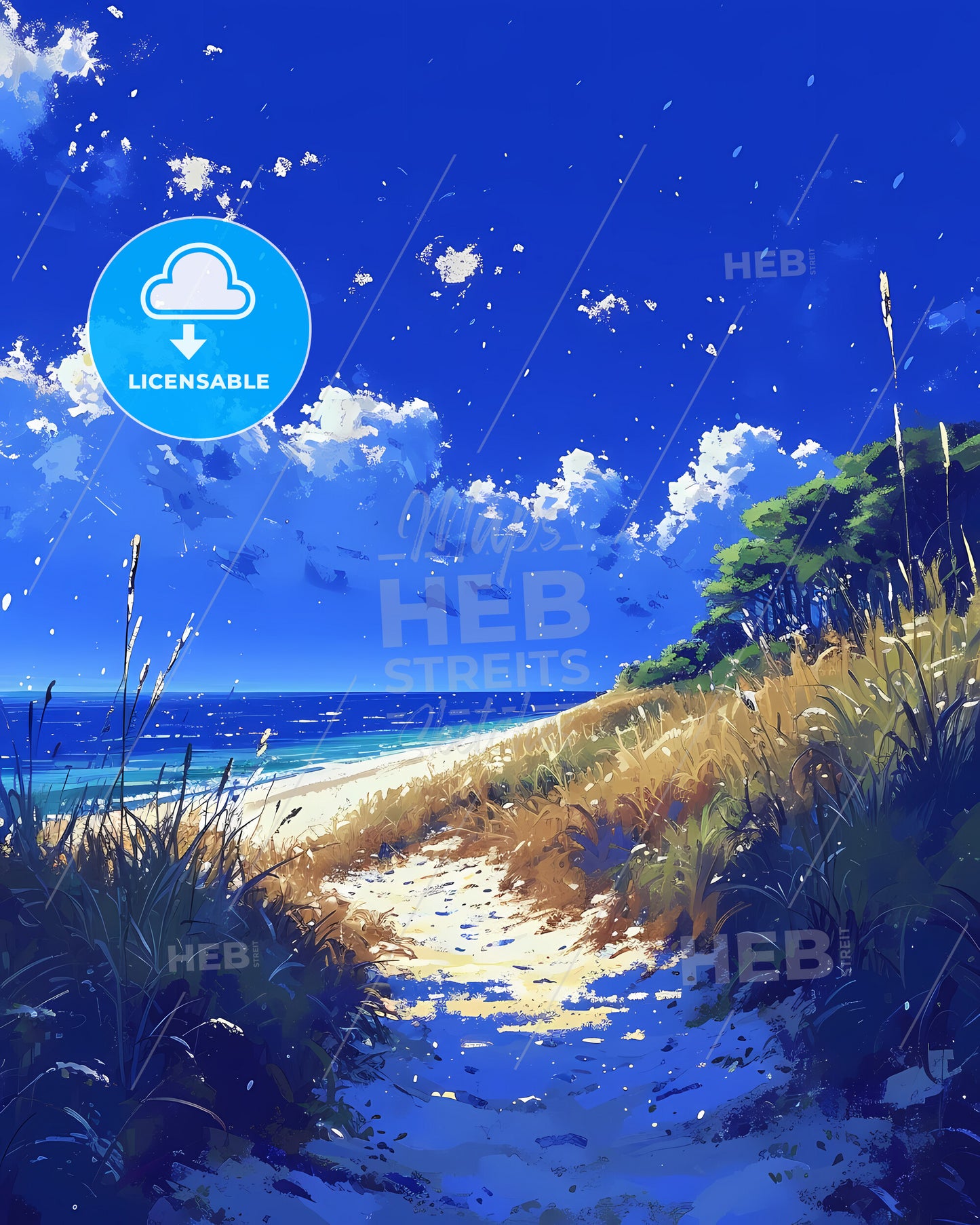 Zingst Beach, Germany (Baltic Sea) - A Beach With Grass And Trees