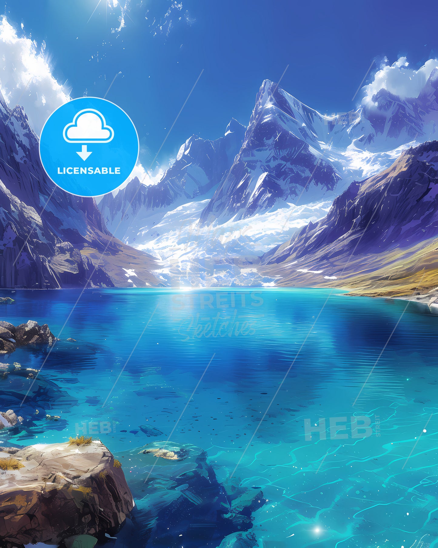 Laguna 69, Peru - A Lake Surrounded By Mountains