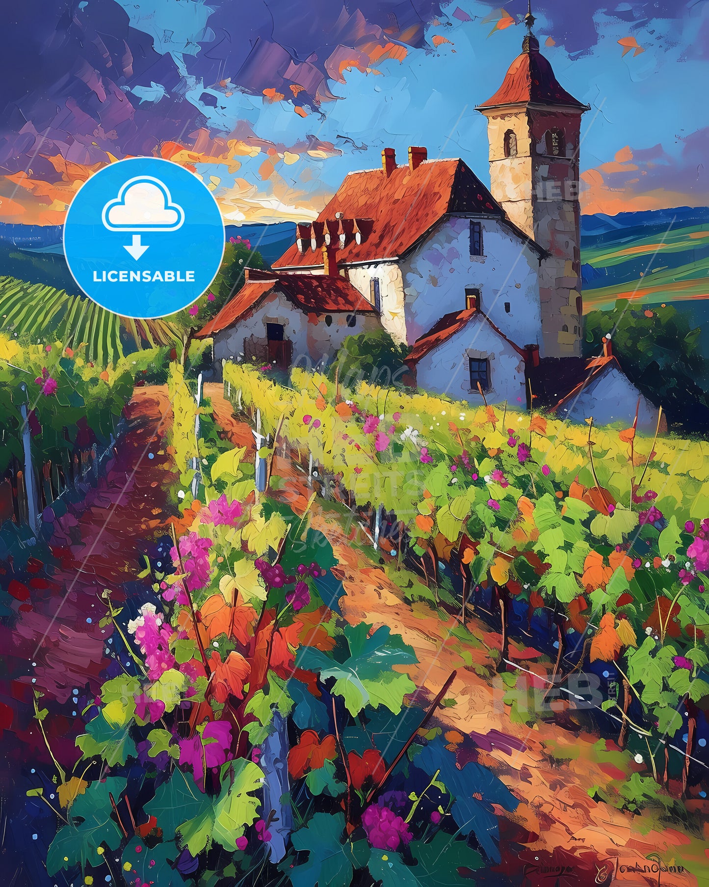 Burgundy, France - A River With Buildings And Trees