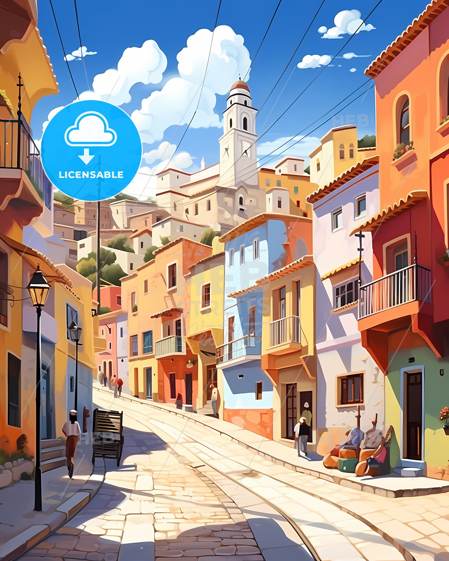 Latina, Spain - A City With Mountains In The Background