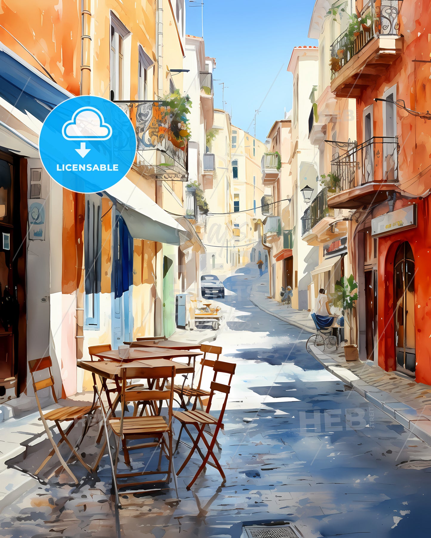 Patras, Greece - A View Of A Town From A Balcony Overlooking A Body Of Water