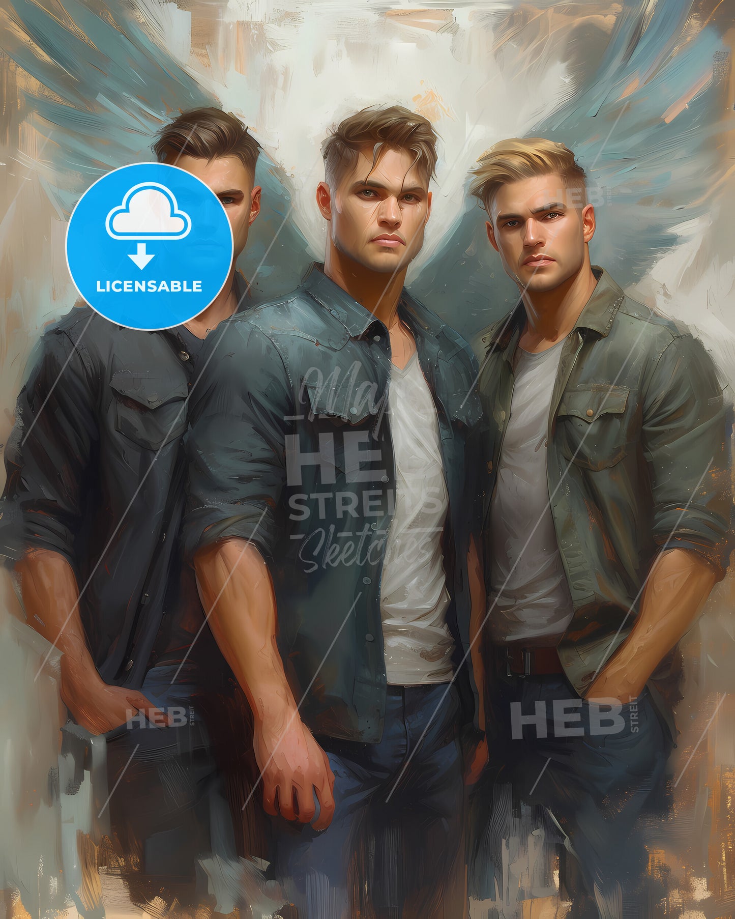 Patron Saints, Gta Art Style - A Woman Walking In A Crowd Of People