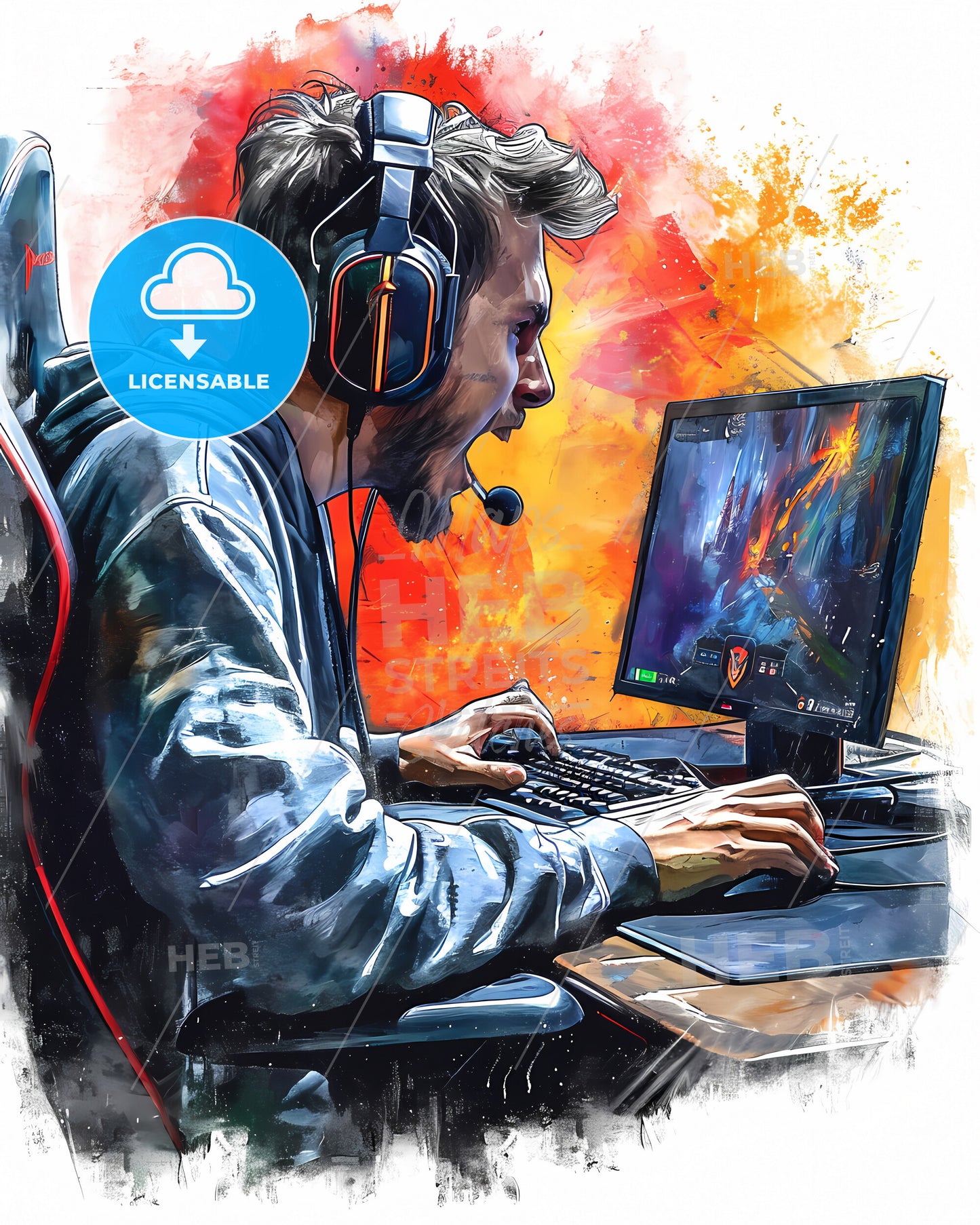 A Trendy Young Gamer - A City By The Water