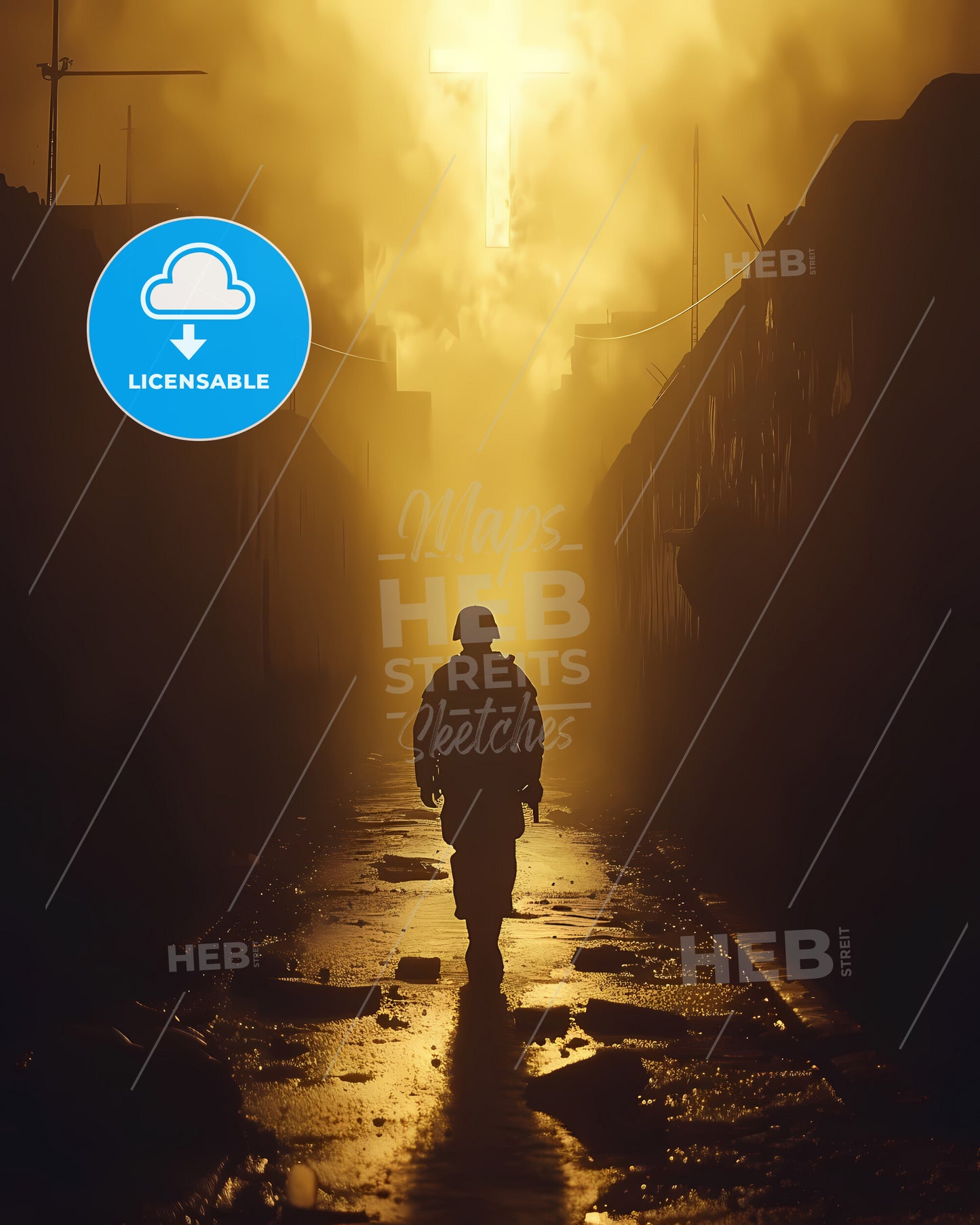 A Christian-Themed Movie Poster, 1980S - A Woman With Red Hair And A Skeleton Touching Her Face