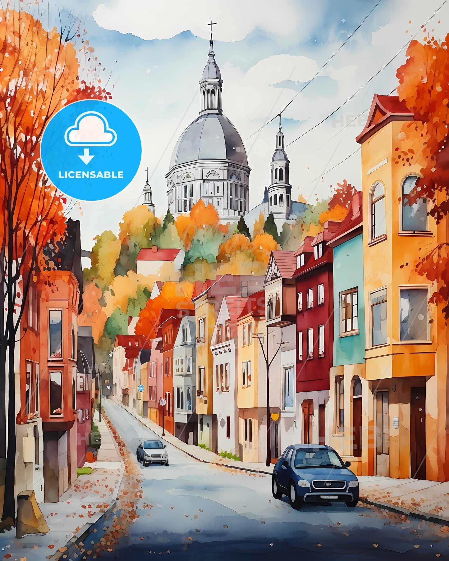 Jönköping, Sweden, - A Diagram Of Different Colored Cubes And A Pie Chart