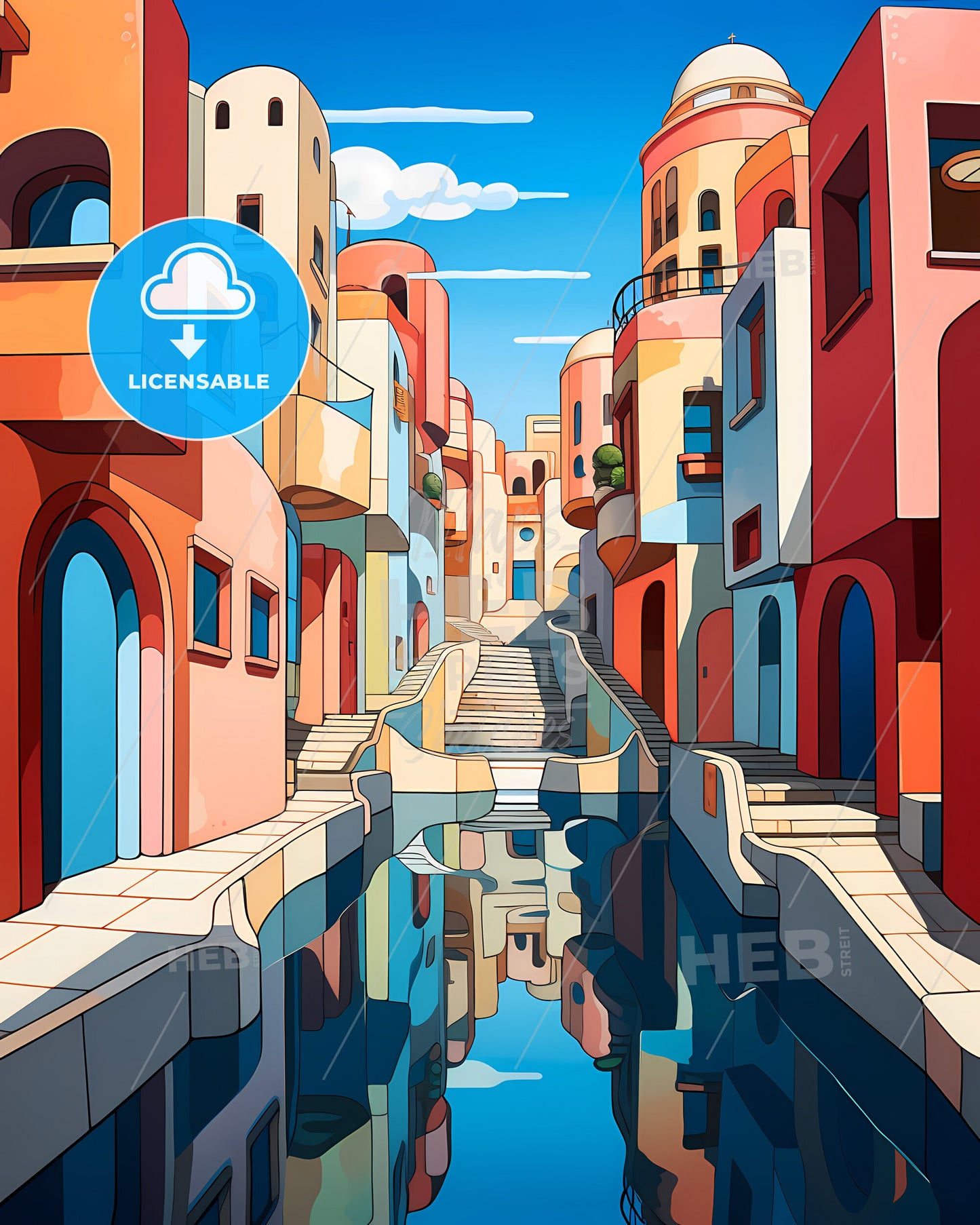 Aveiro, Portugal - A Water Way Between Buildings