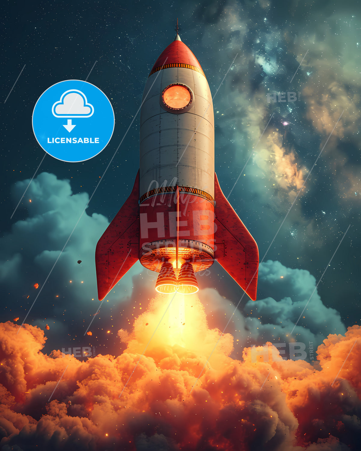 The Rocket Is Launching - A Rocket In The Sky