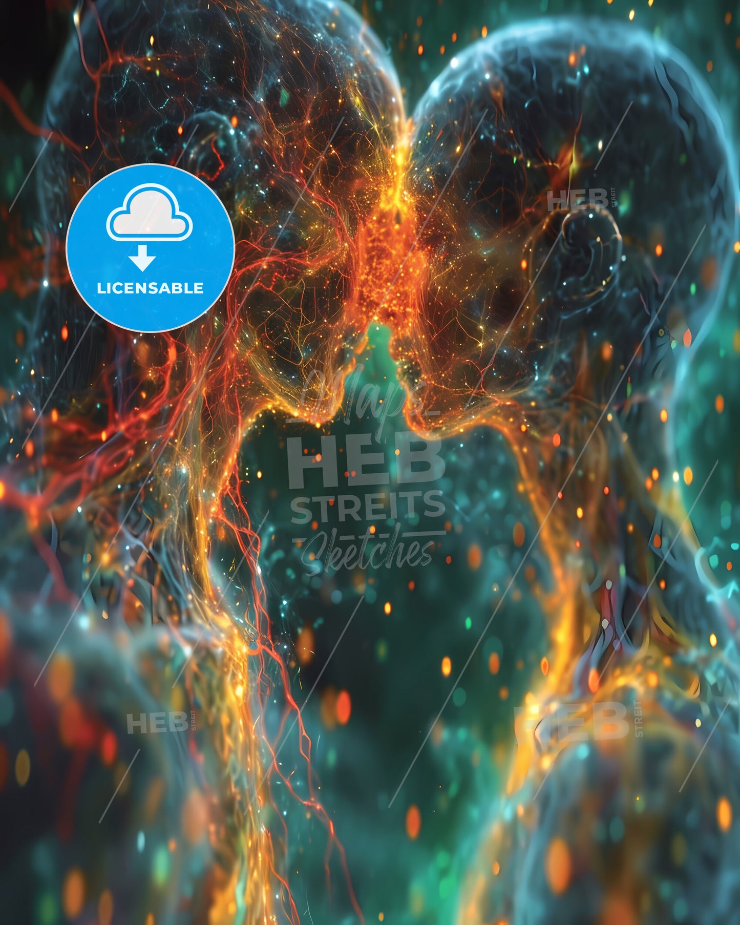 In A Passionate Embrace - A Couple Of People Kissing