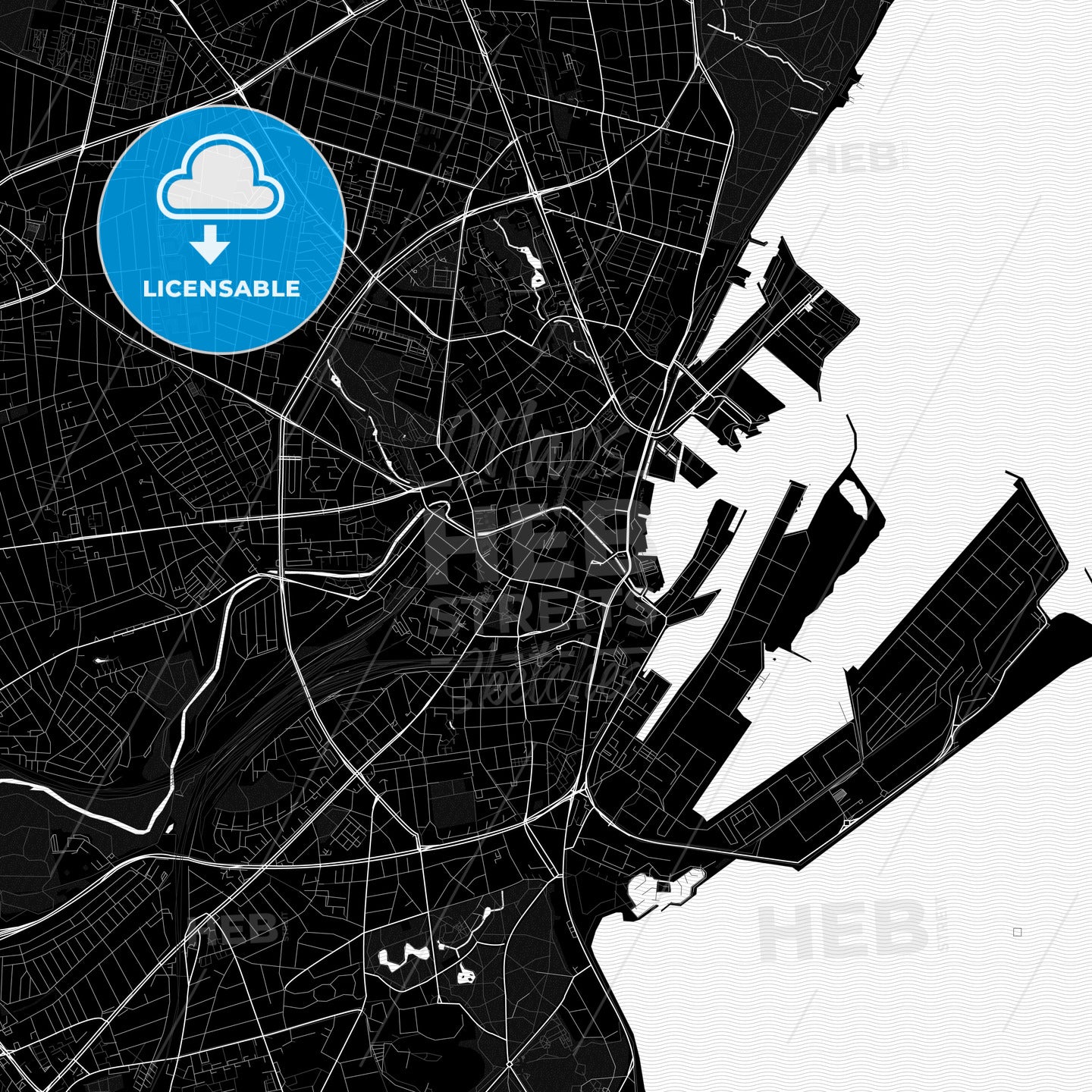 Aarhus, Denmark PDF map