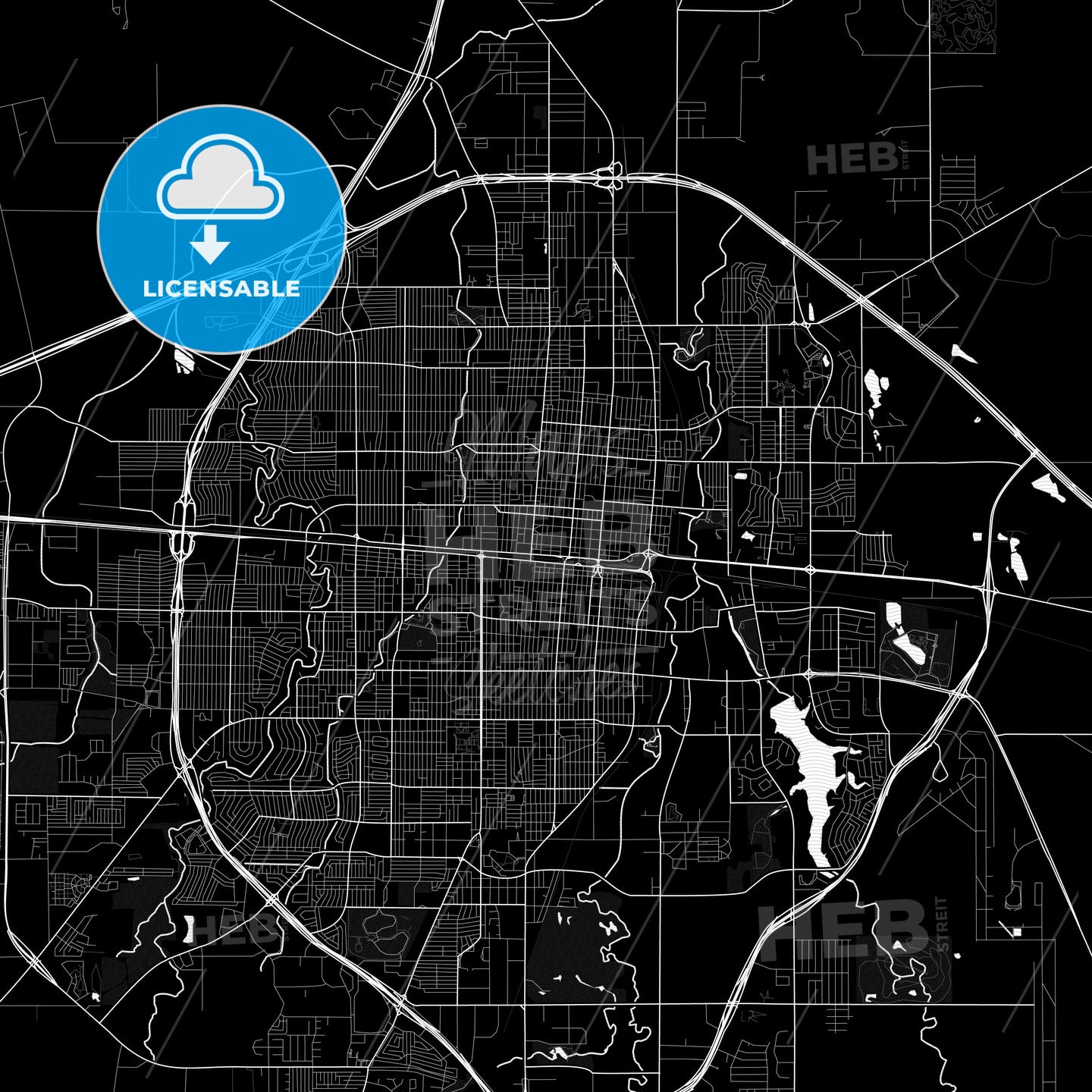 Abilene, Texas, United States, PDF map