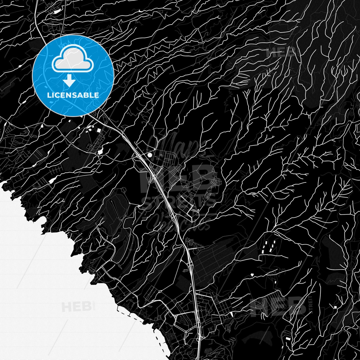 Adeje, Spain PDF map