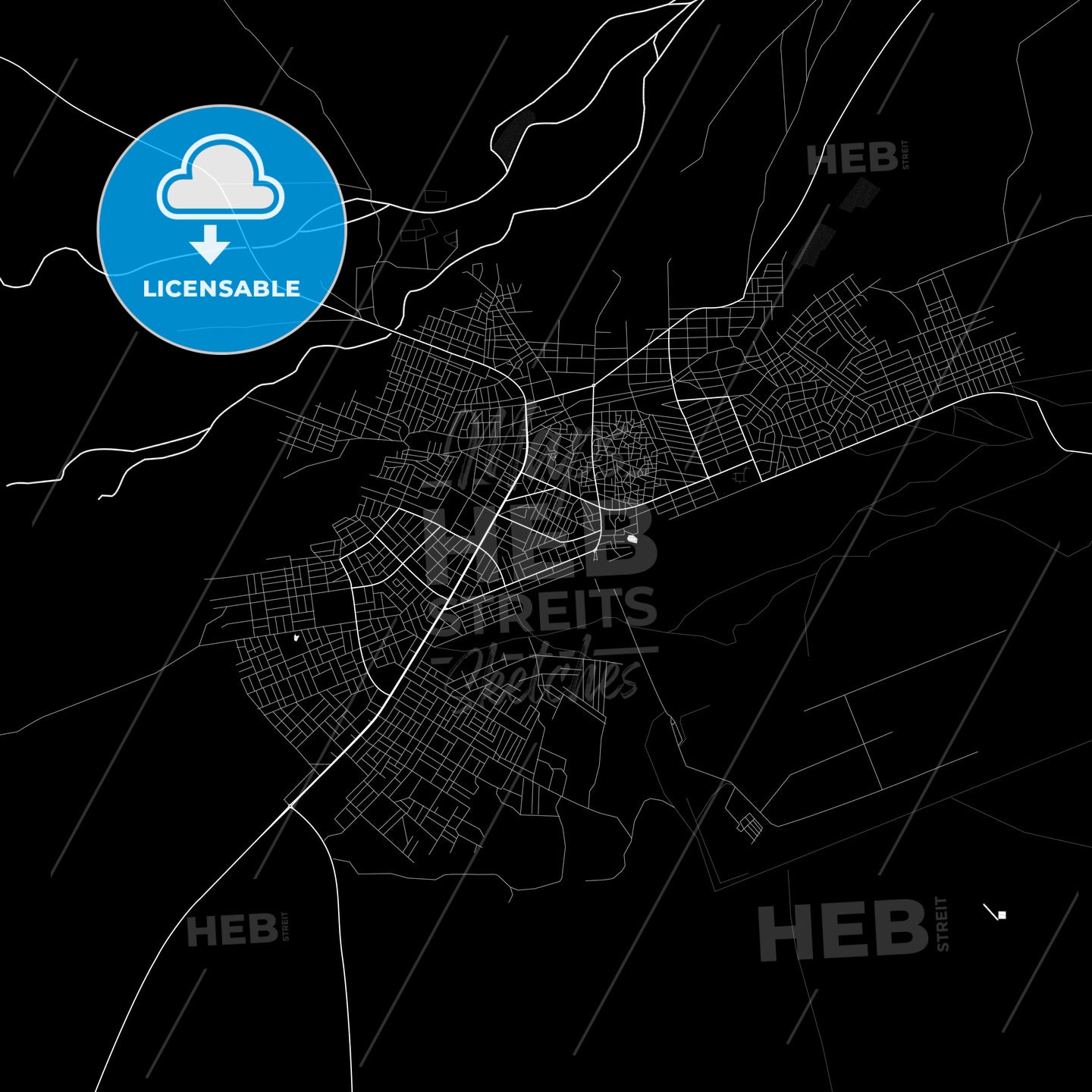 Agadez, Niger PDF map