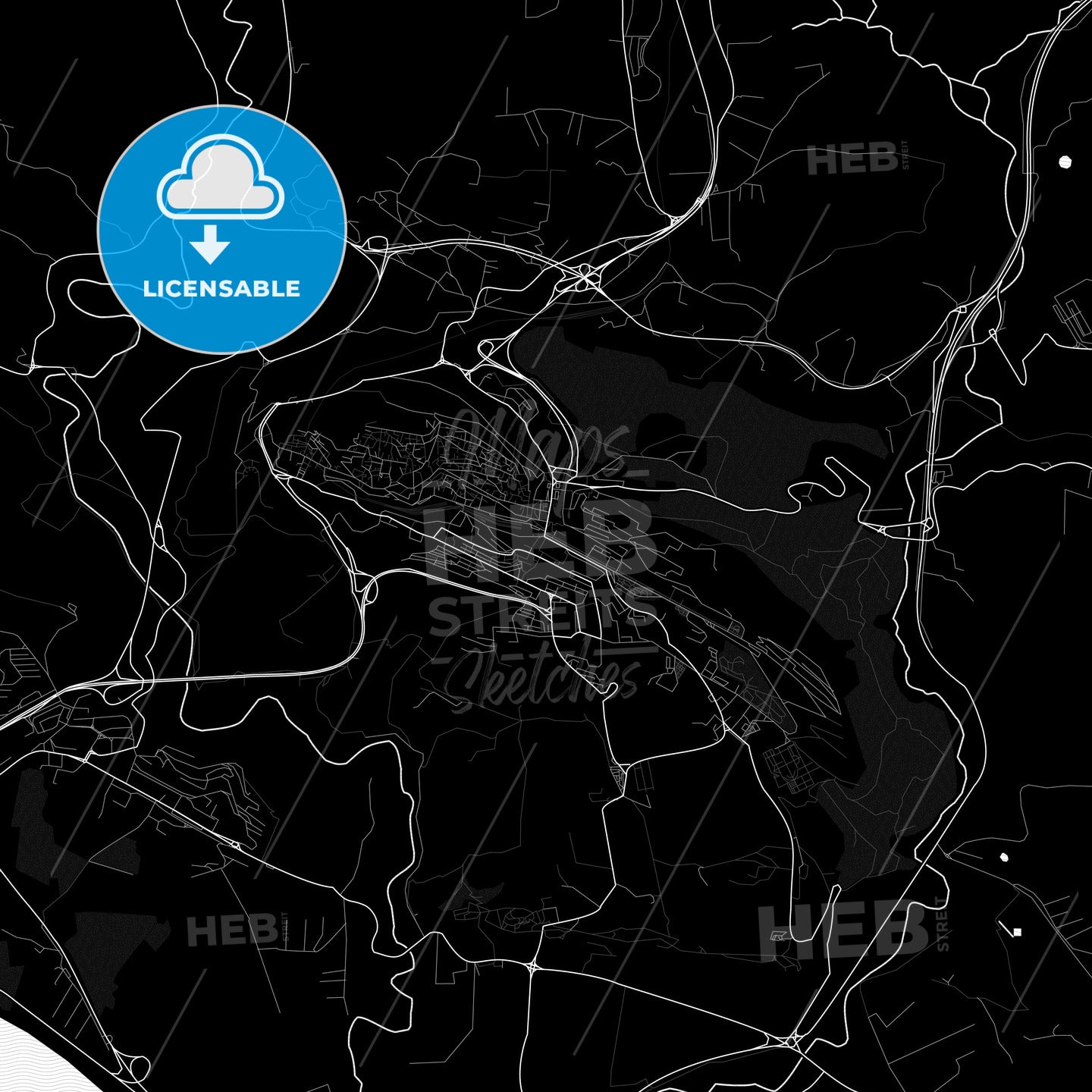 Agrigento, Italy PDF map