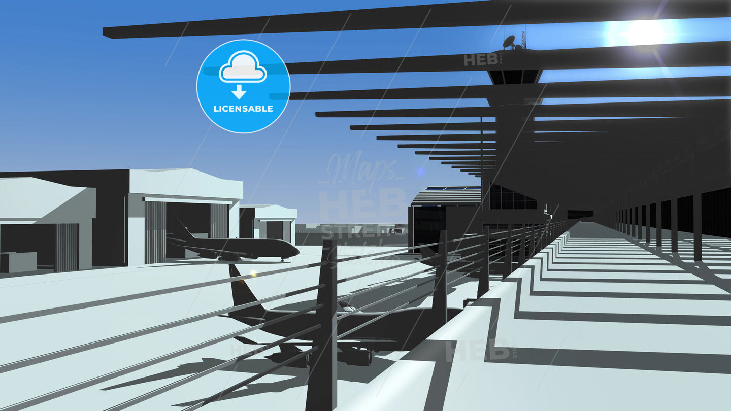 Airfield Visitor View – instant download