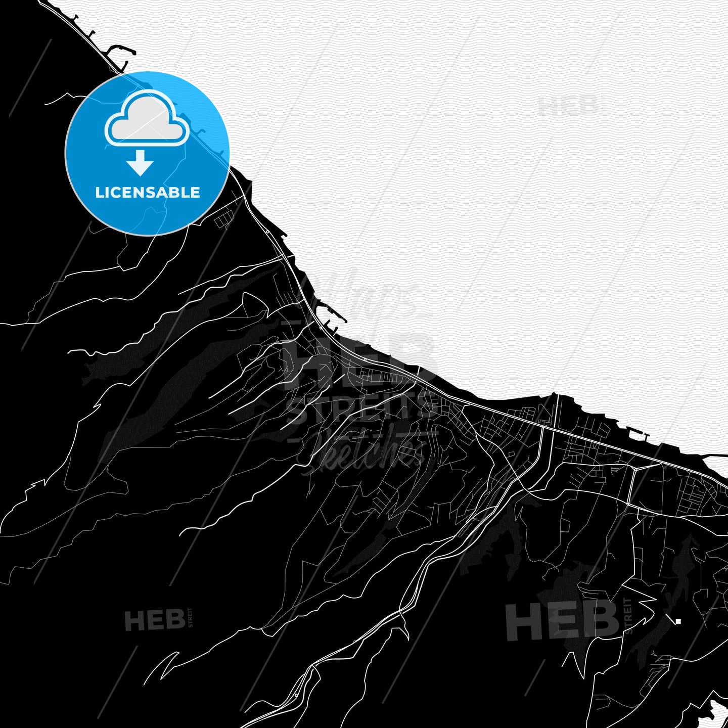 Akçaabat, Turkey PDF map