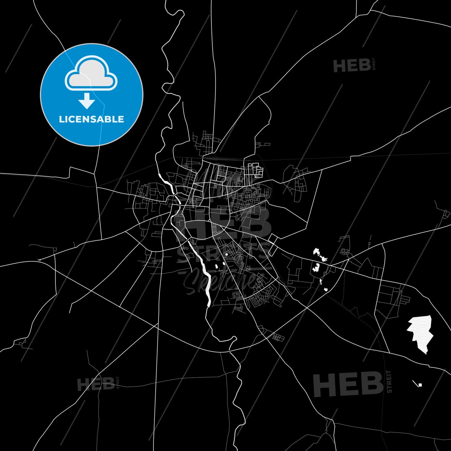 Akola, India PDF map
