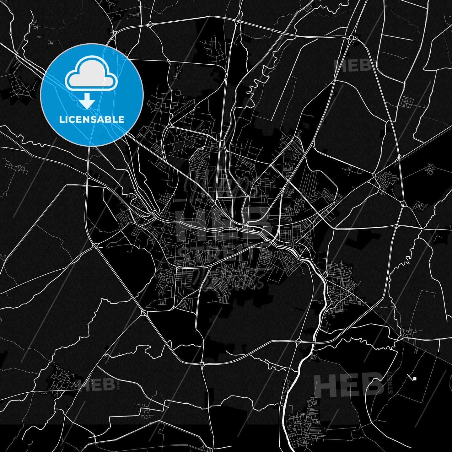 Al Fayyum, Egypt PDF map