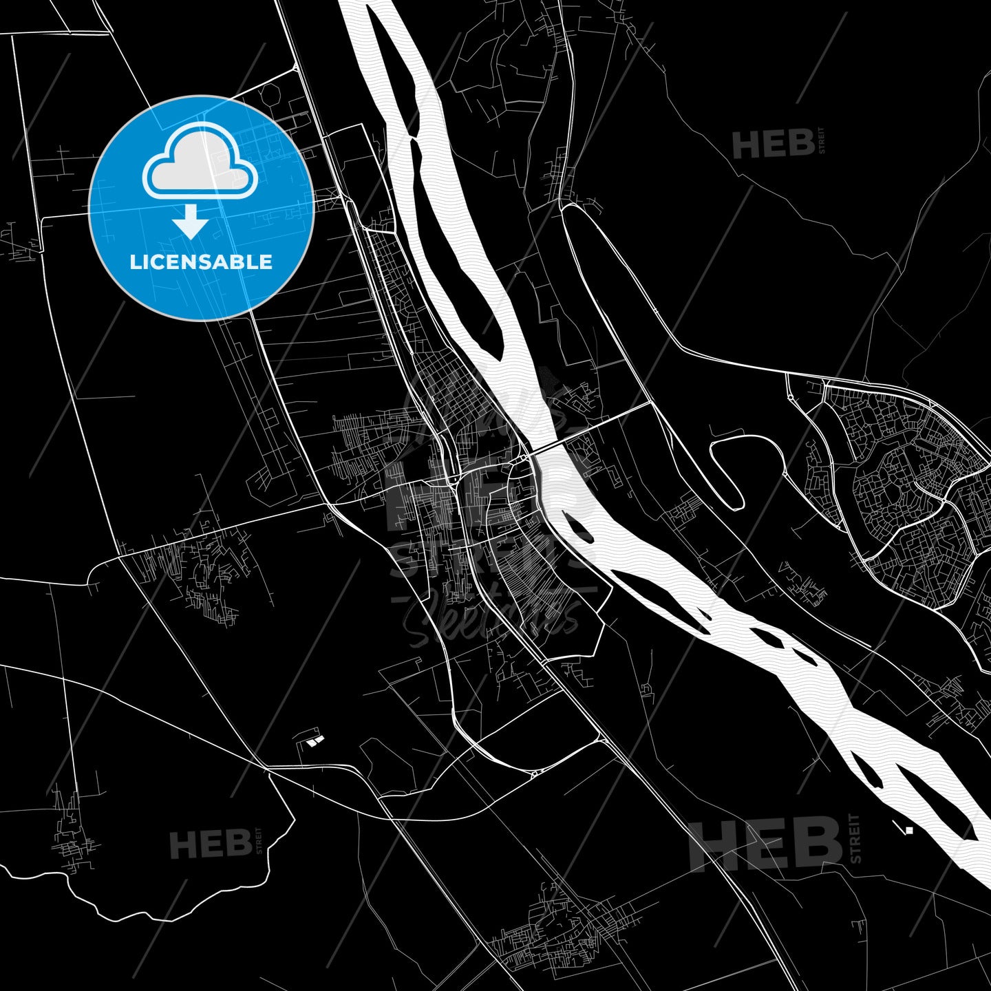 Al Minya, Egypt PDF map