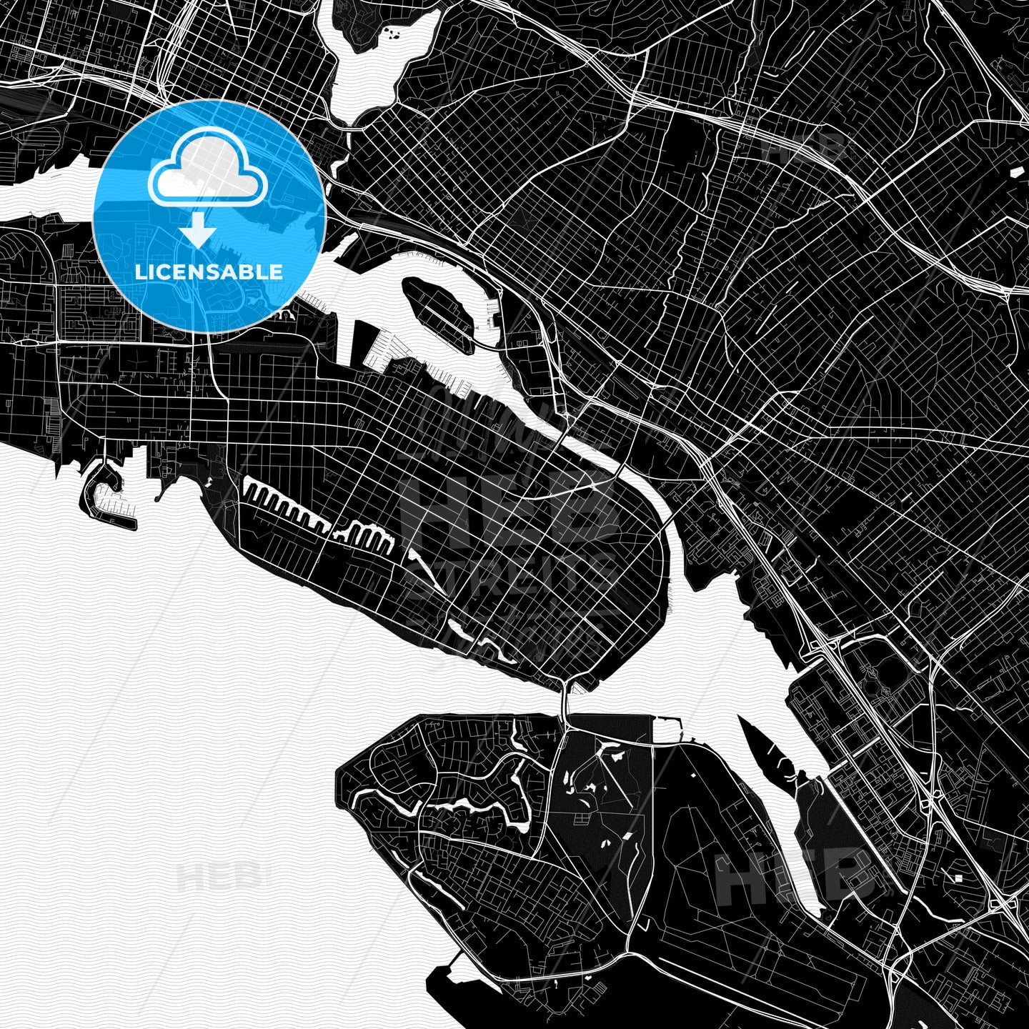 Alameda, California, United States, PDF map