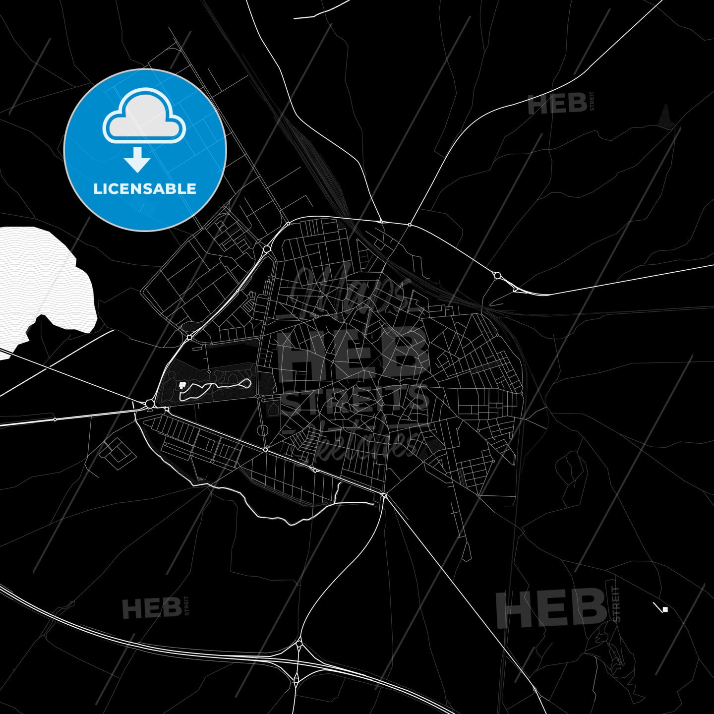 Alcázar de San Juan, Spain PDF map