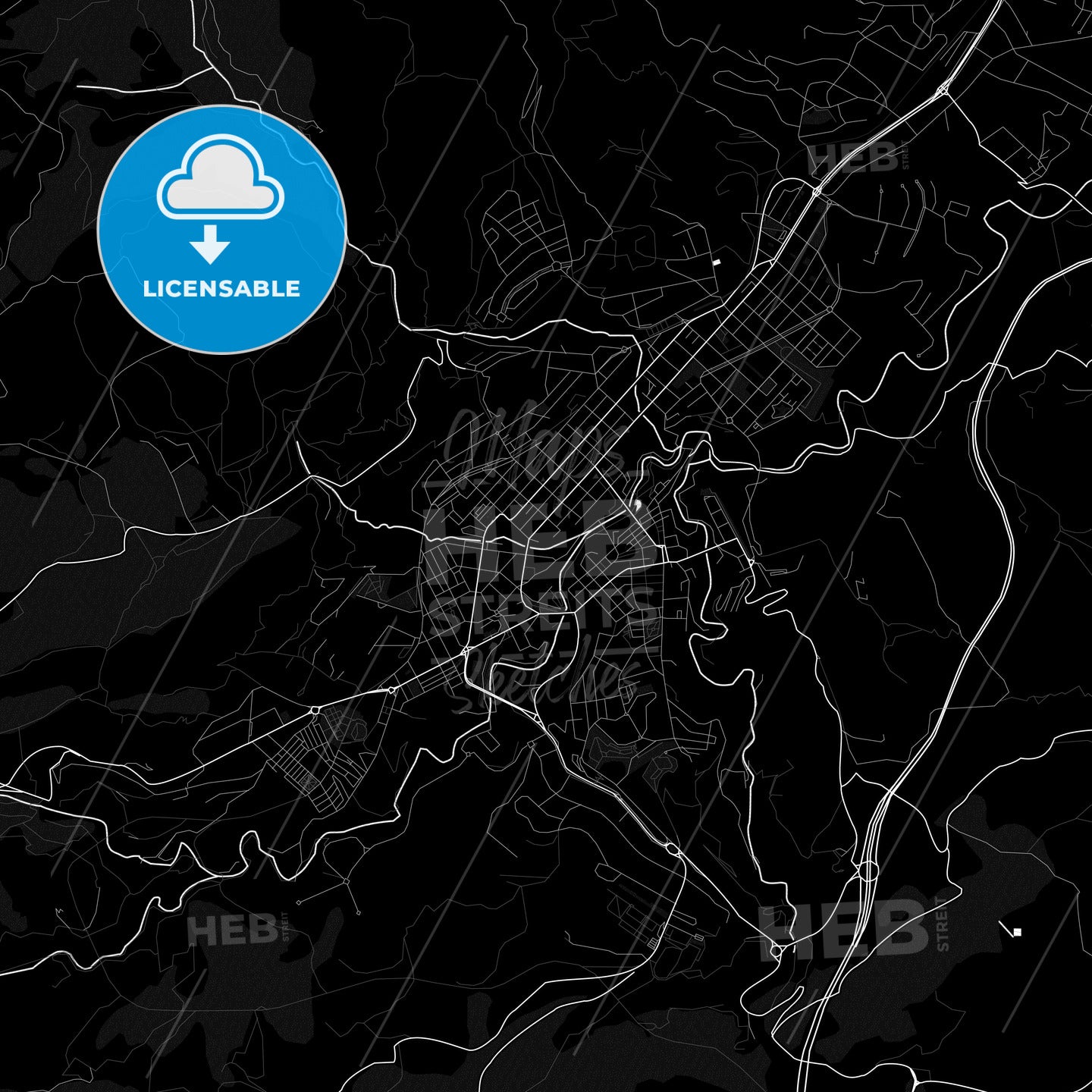 Alcoy, Spain PDF map