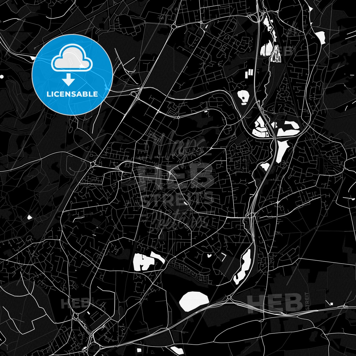 Aldershot, England PDF map