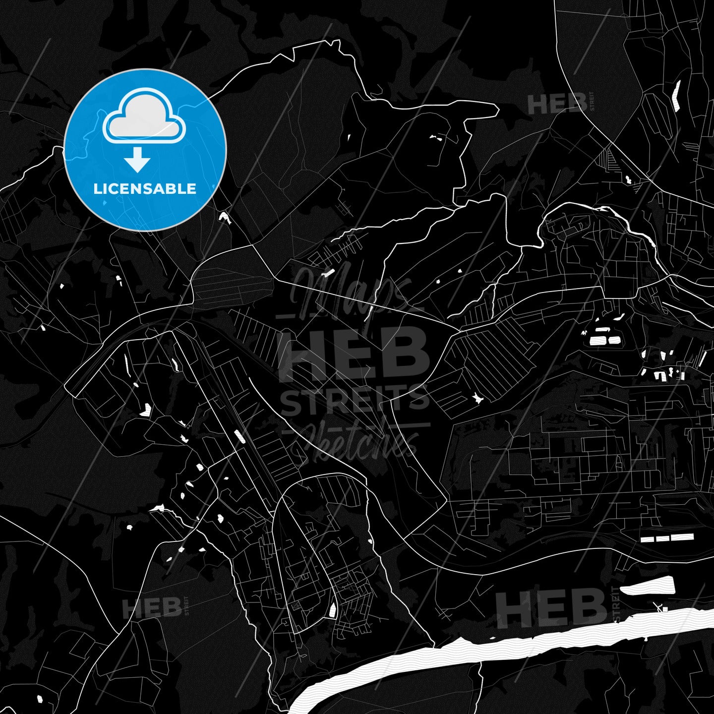 Aleksin, Russia PDF map