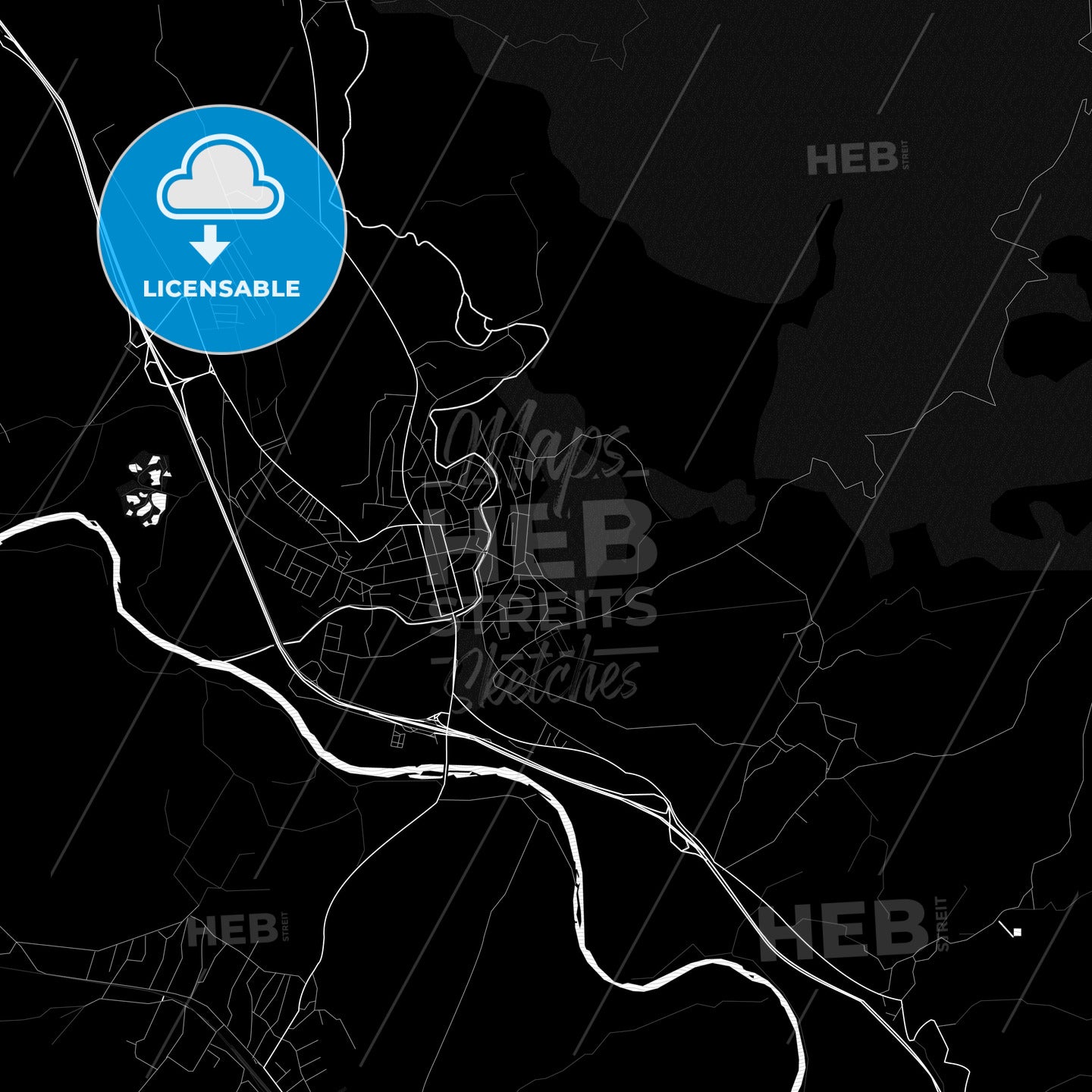 Aleksinac, Serbia PDF map