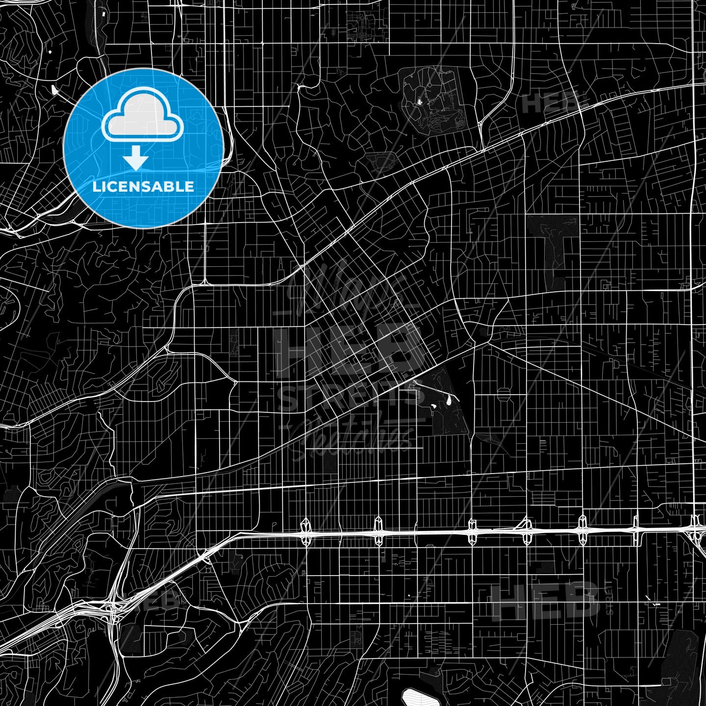 Alhambra, California, United States, PDF map