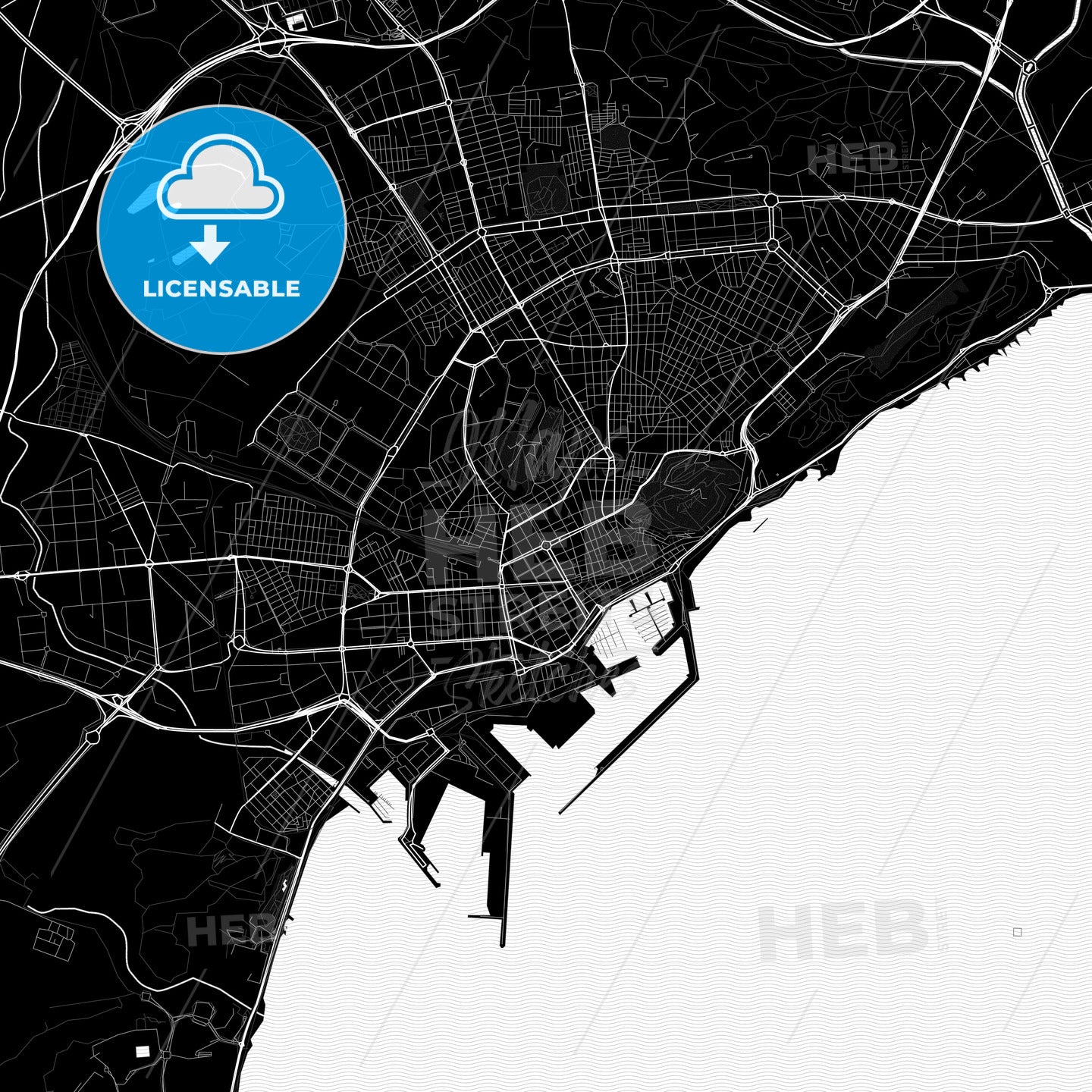 Alicante, Spain PDF map
