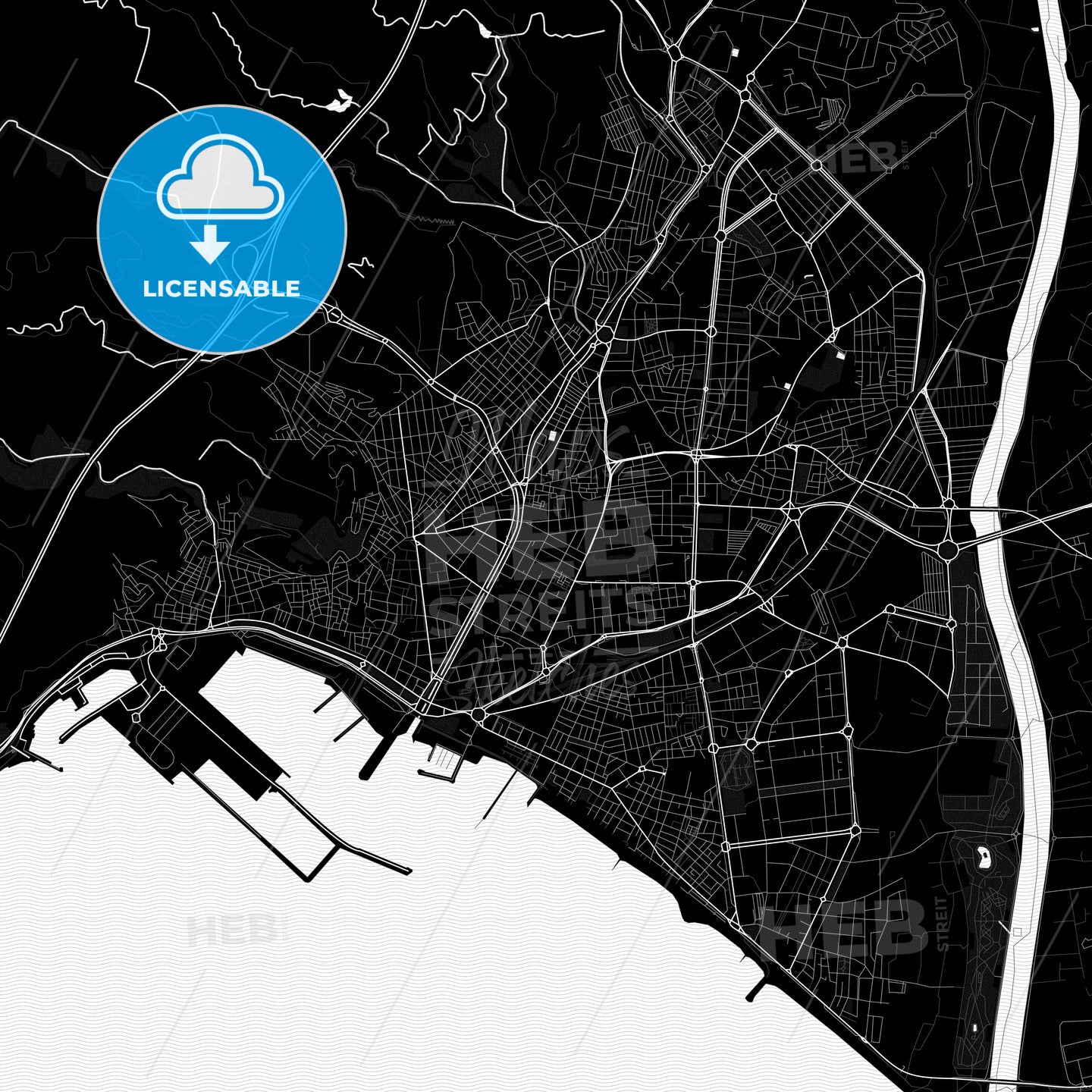 Almería, Spain PDF map